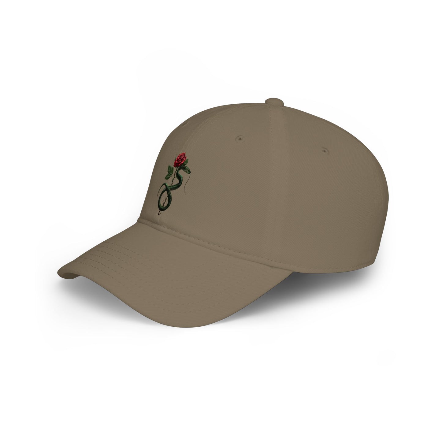 Snake Rose Baseball Cap
