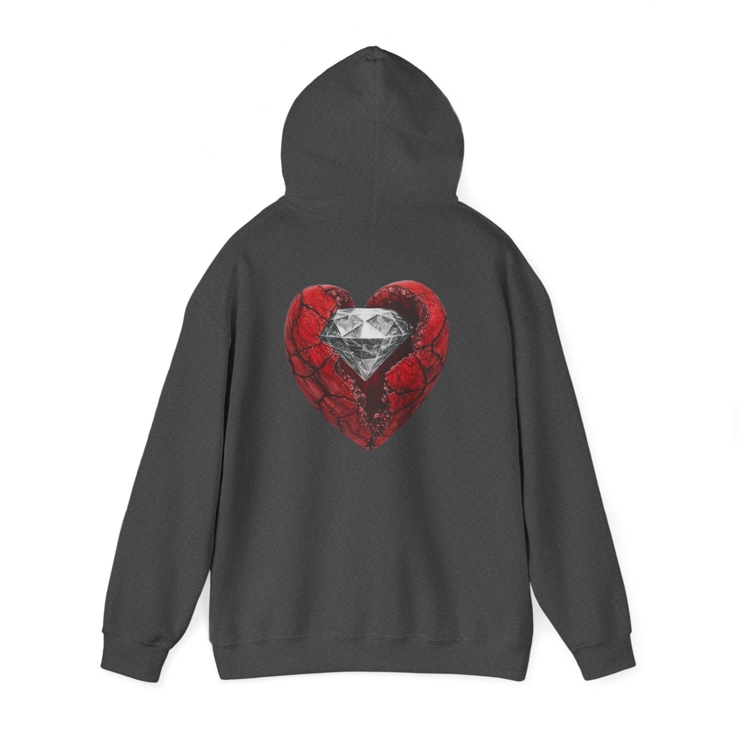 Diamond Heart Hooded Sweatshirt