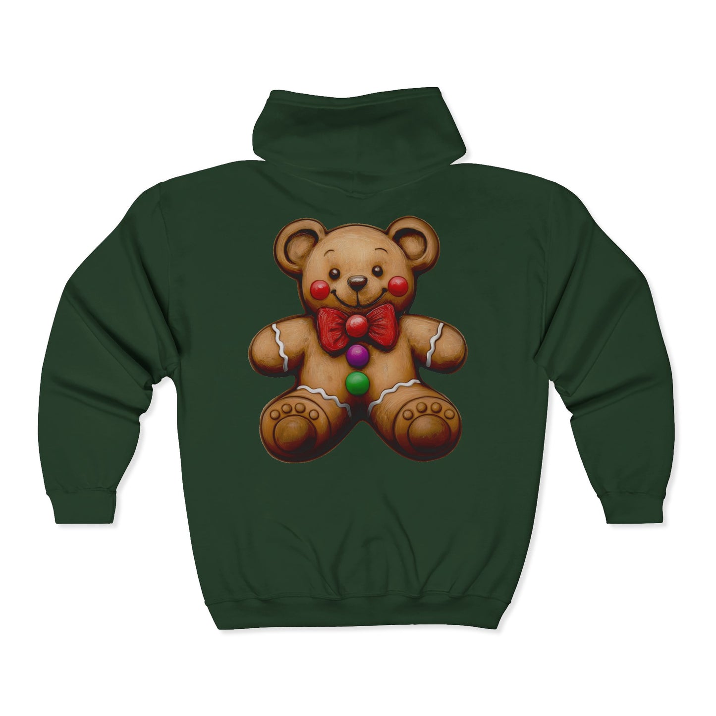 Cookie Bear Full Zipper Hoodie