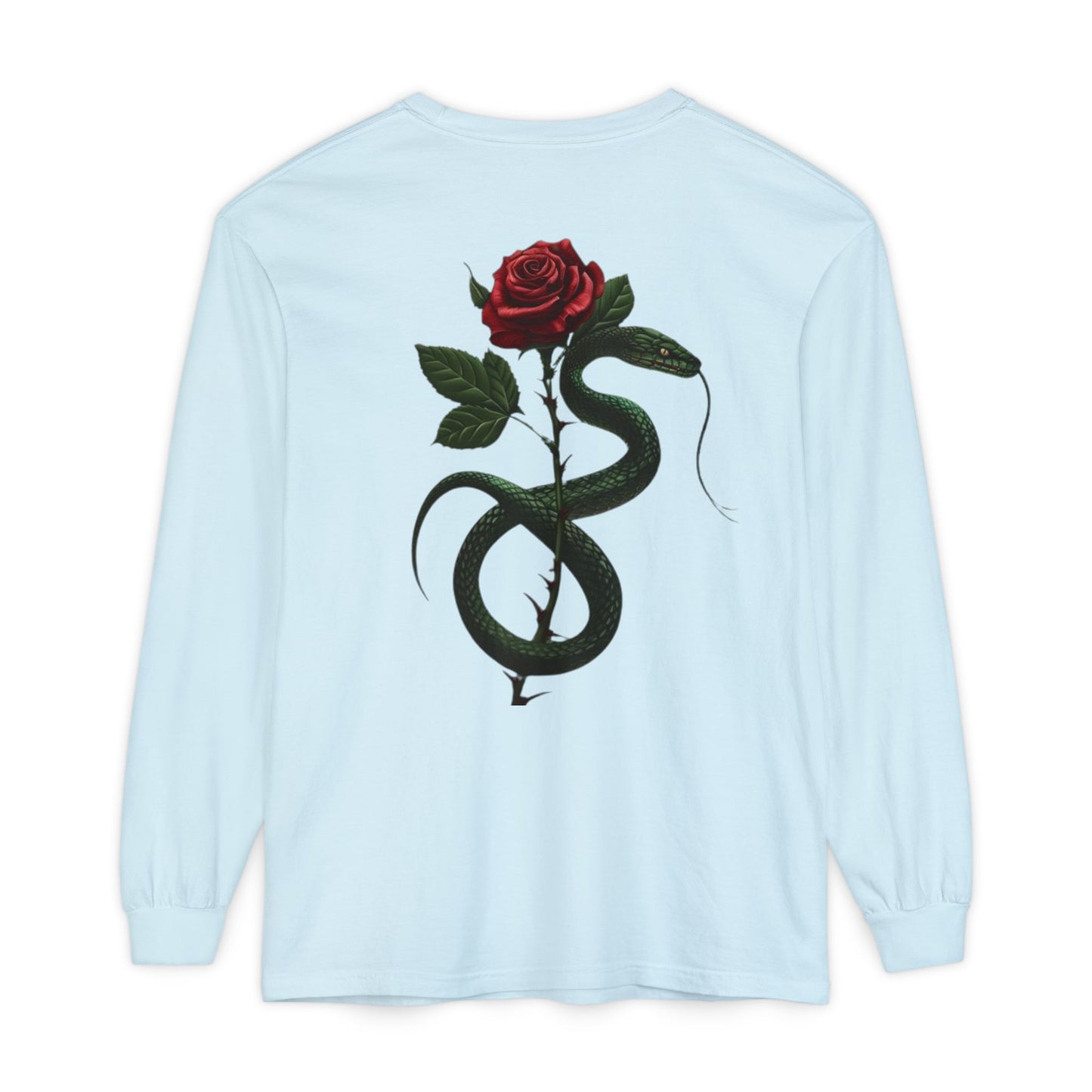 Snake Rose Long Sleeve T-Shirt