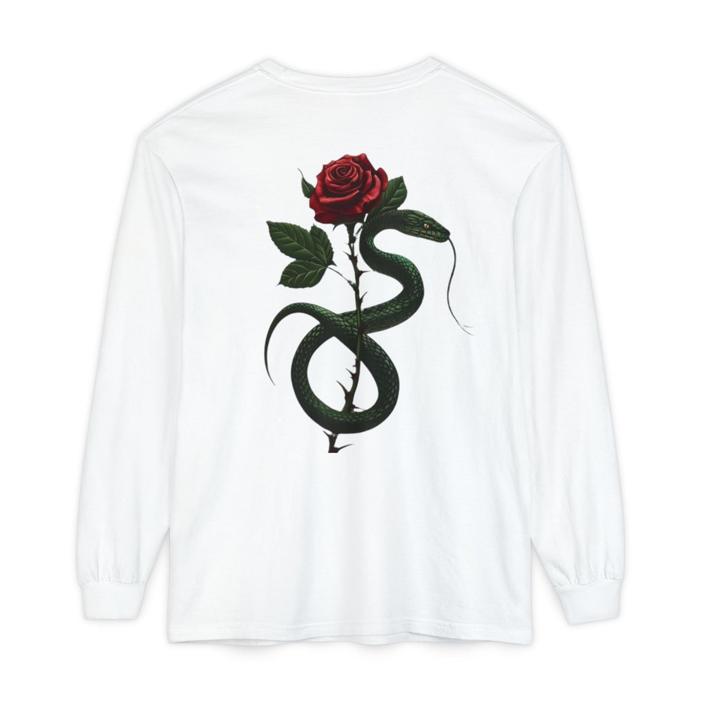 Snake Rose Long Sleeve T-Shirt