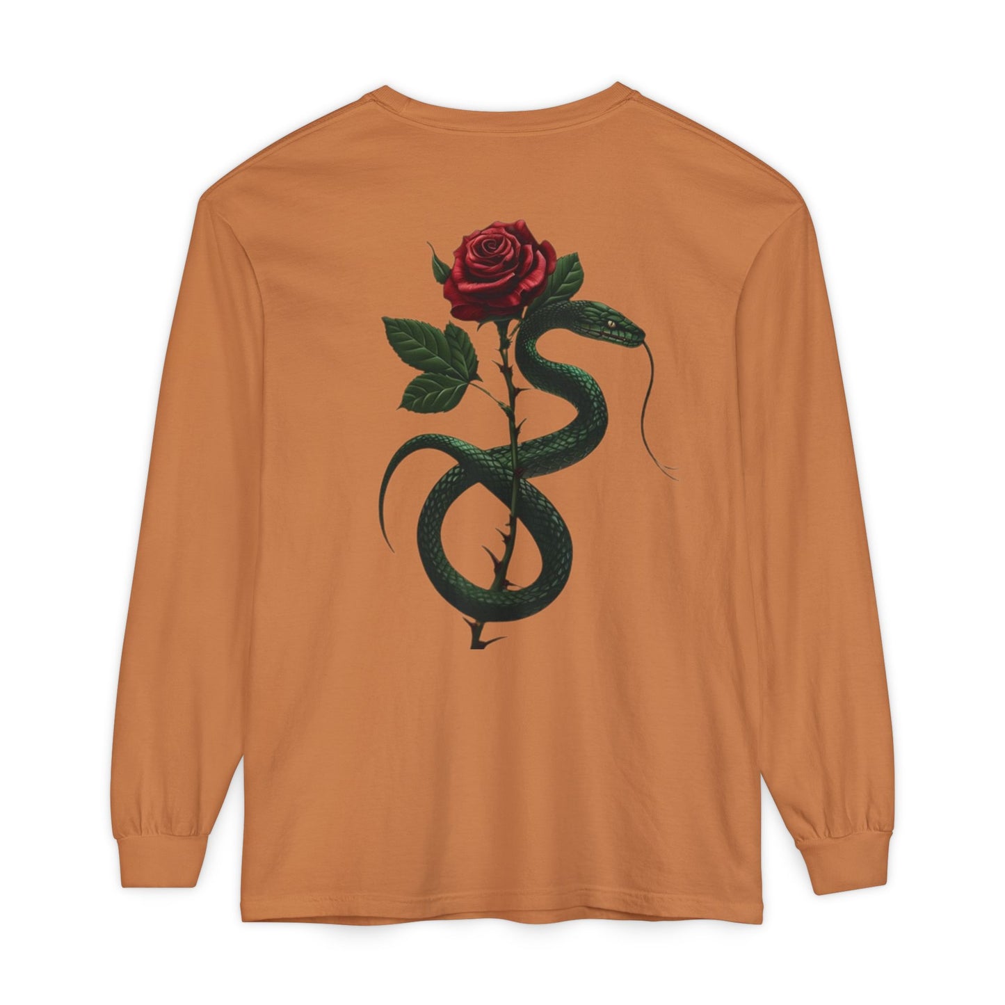Snake Rose Long Sleeve T-Shirt