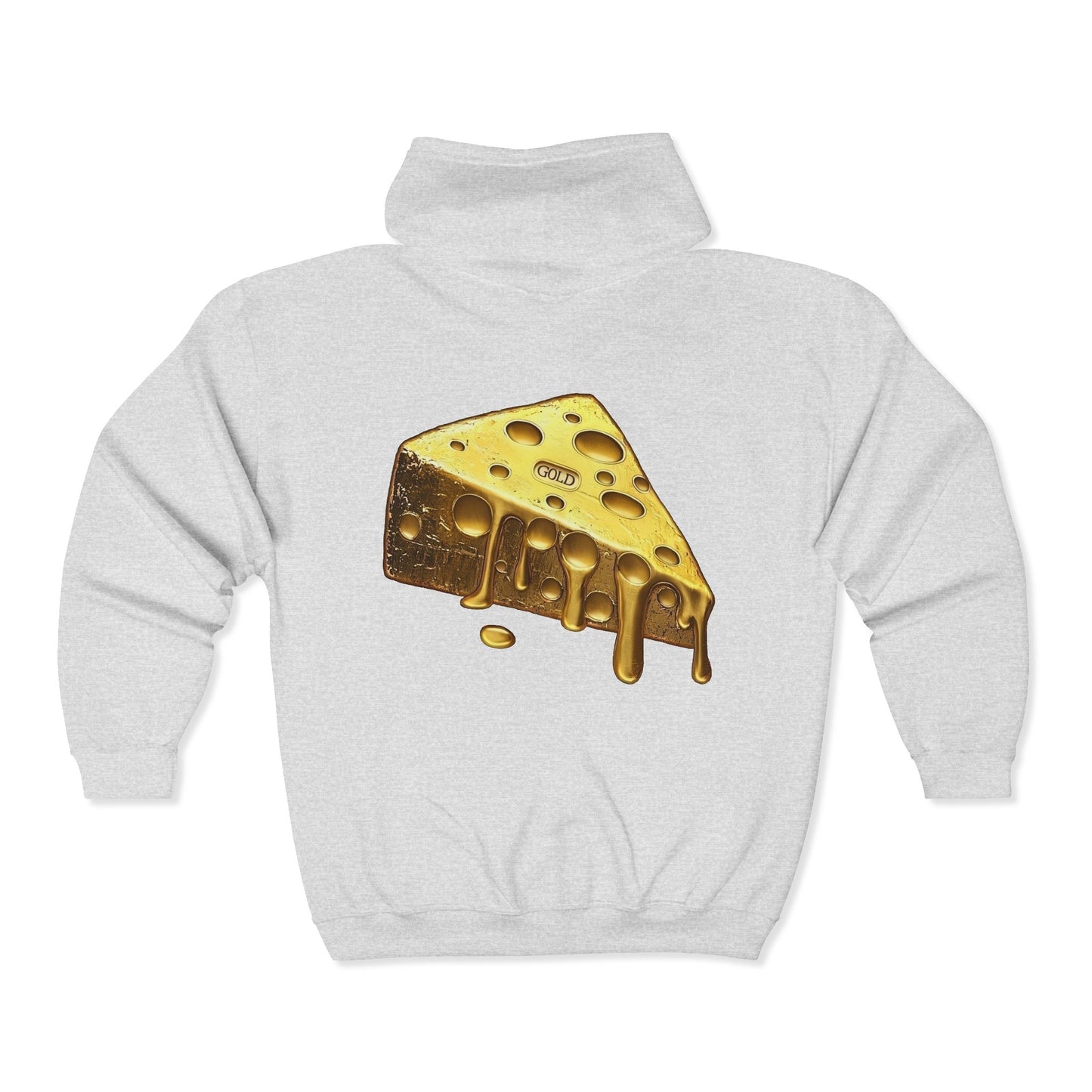 Gold Cheese Full Zipper Hoodie