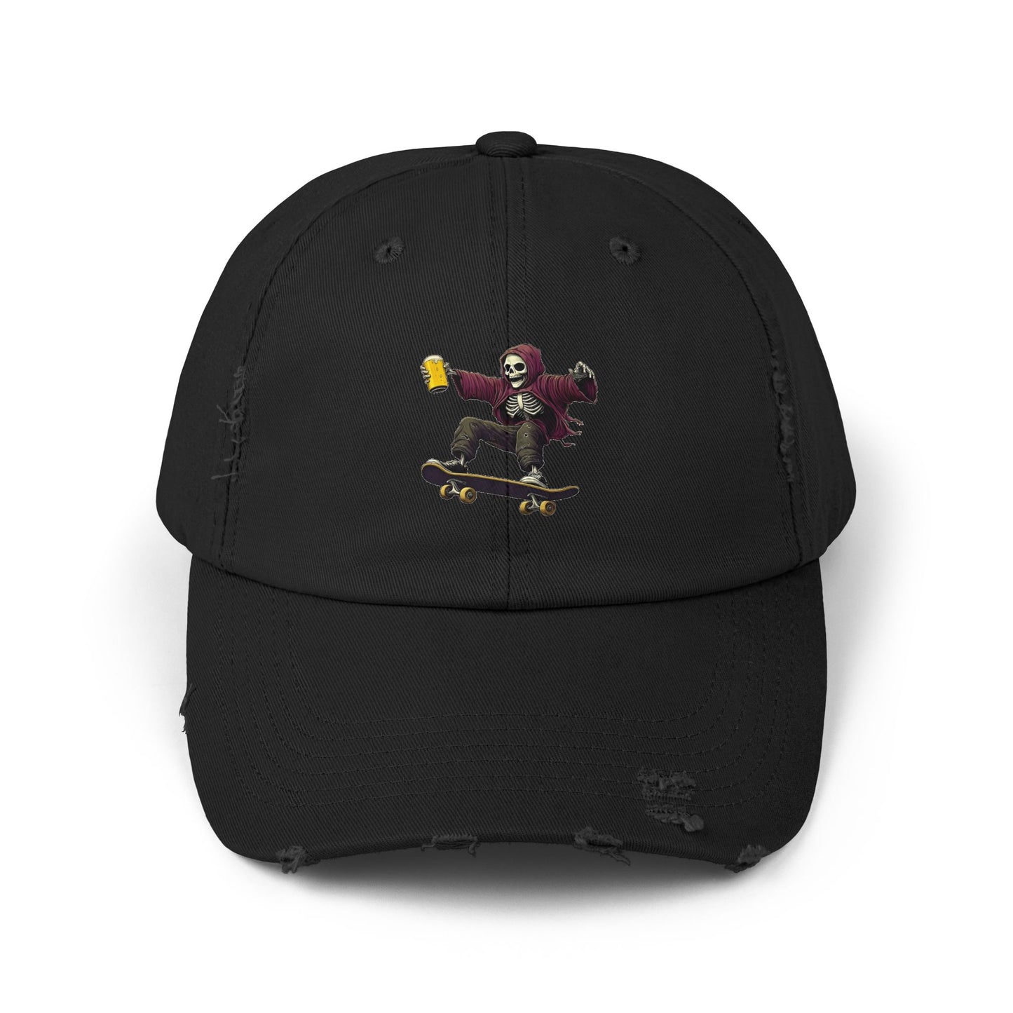 Skateboard Skeleton Cap