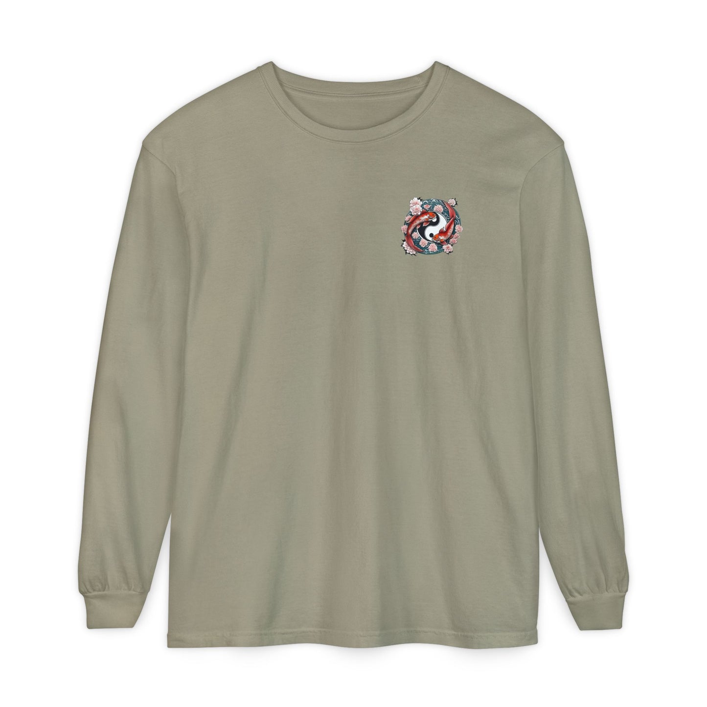 Koi Fish Yin Yang Long Sleeve T-Shirt