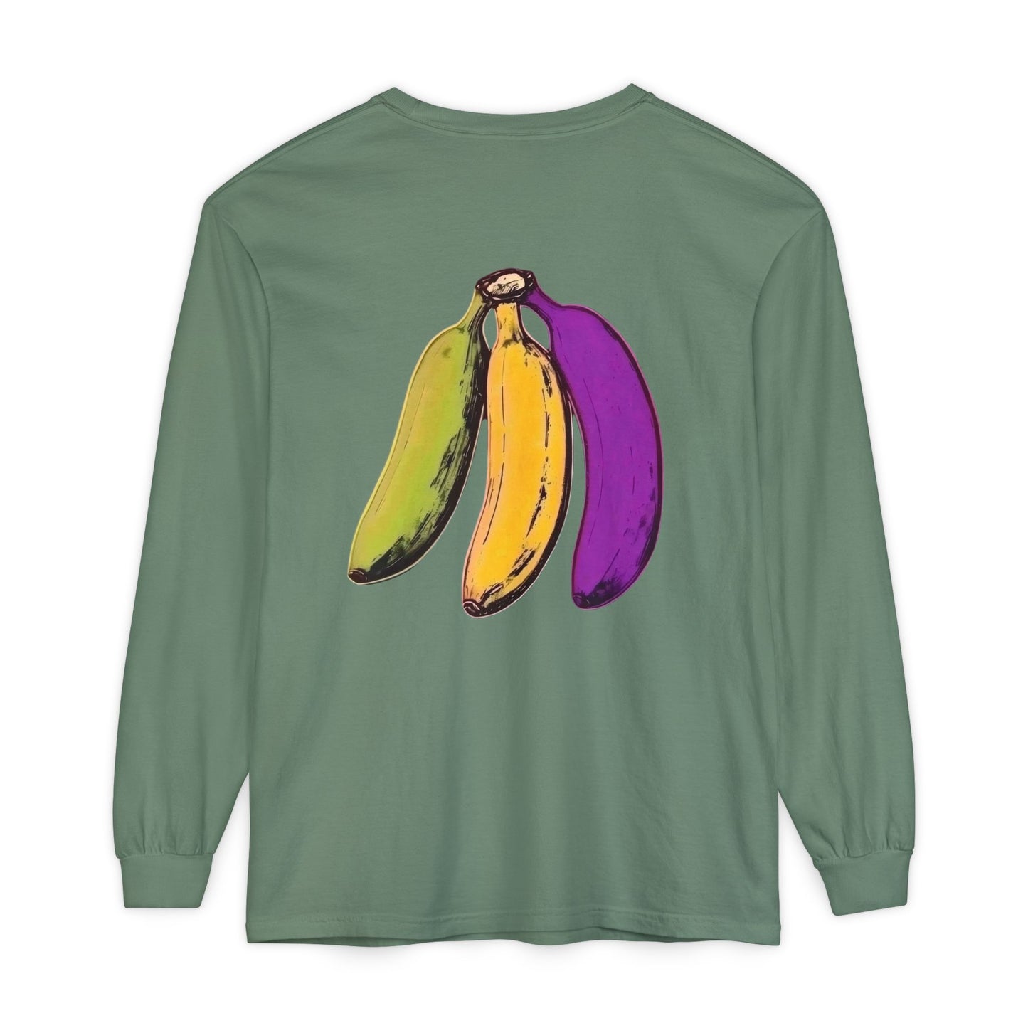 Tropical Bananas Long Sleeve T-Shirt