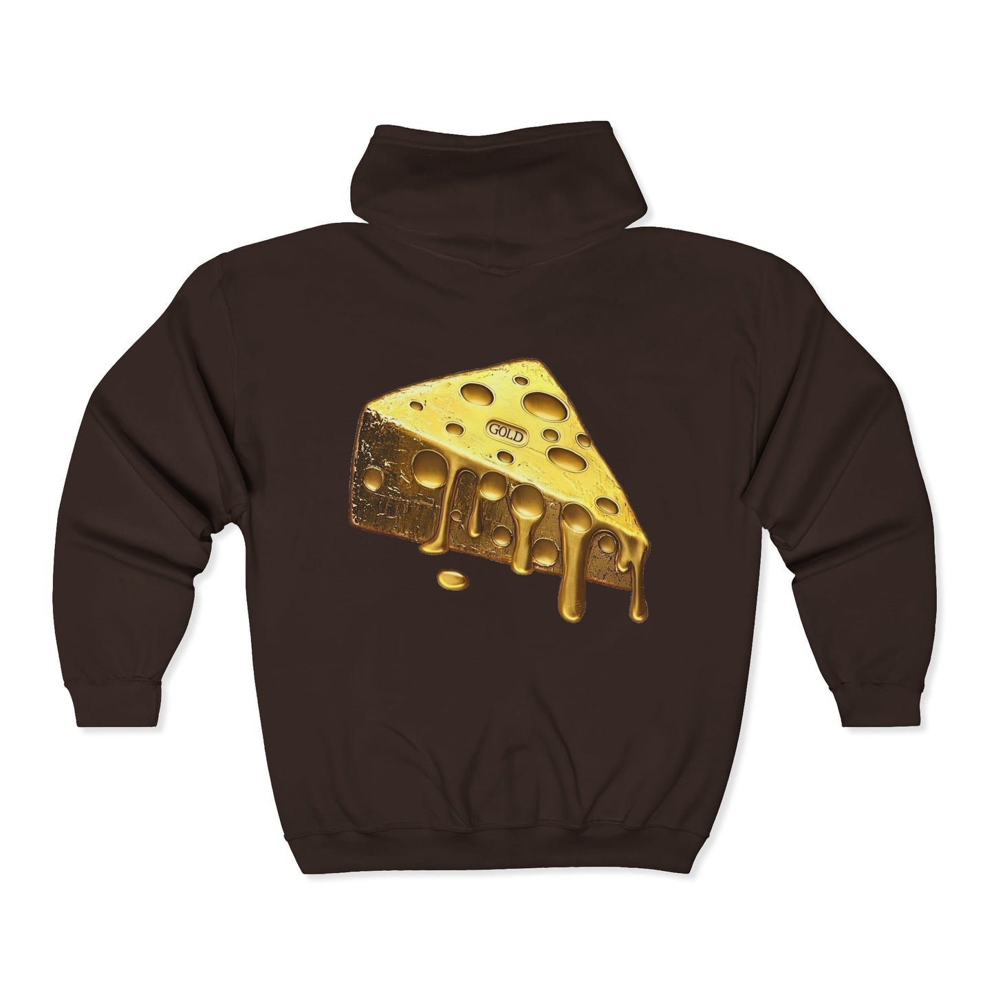 Gold Cheese Full Zipper Hoodie