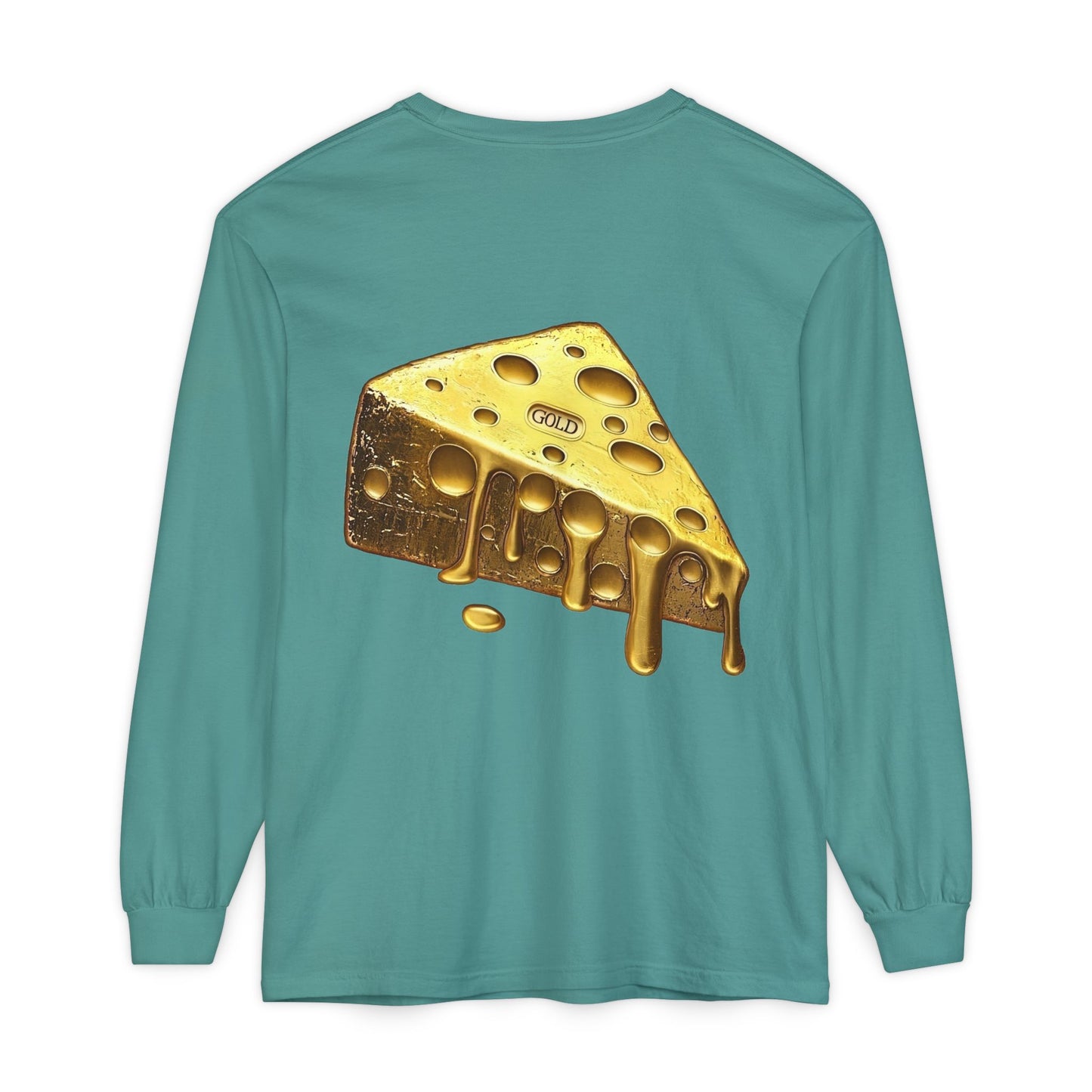 Gold Cheese Long Sleeve Tee
