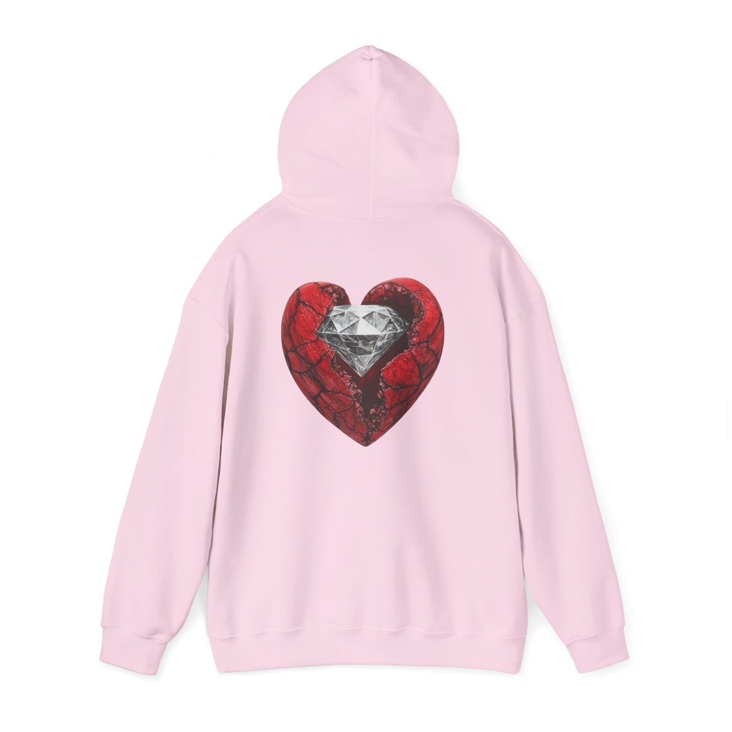 Diamond Heart Hooded Sweatshirt