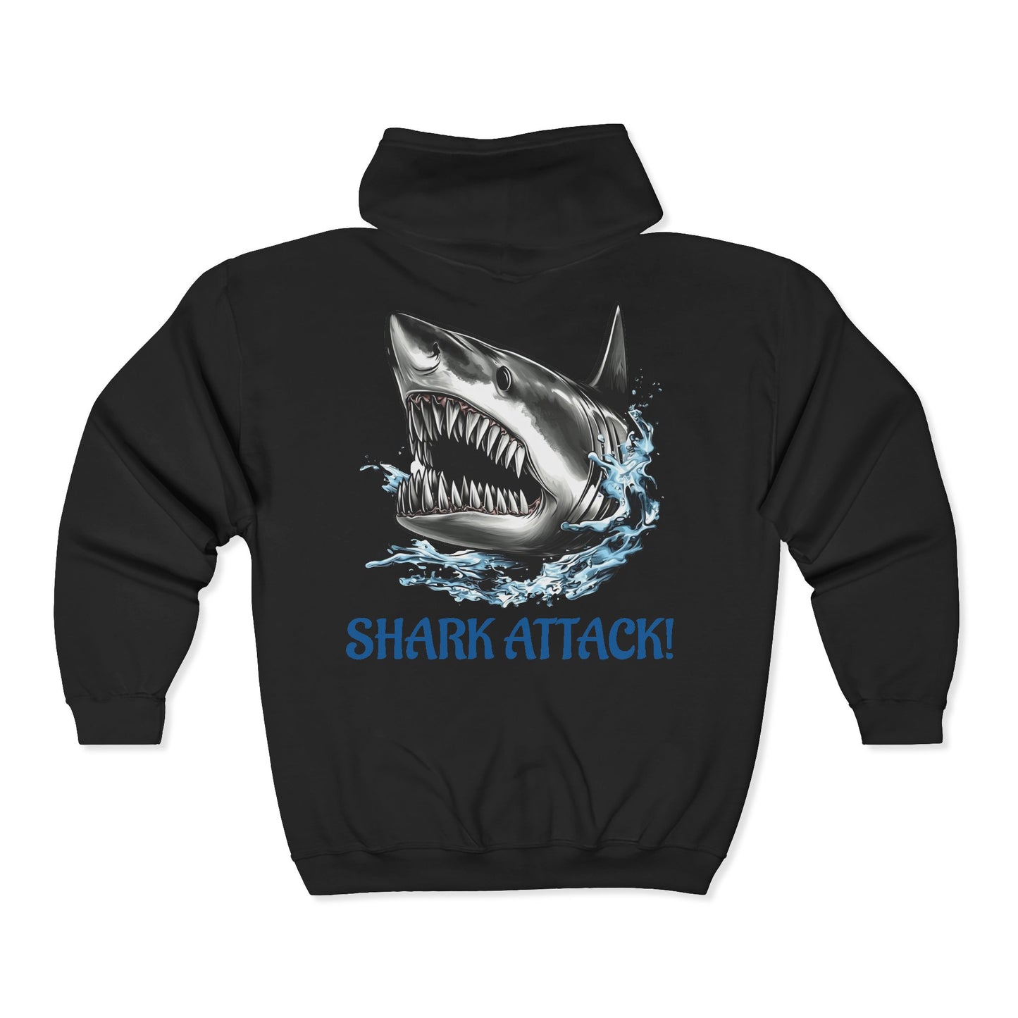 Shark Attack Full Zipper Hoodie