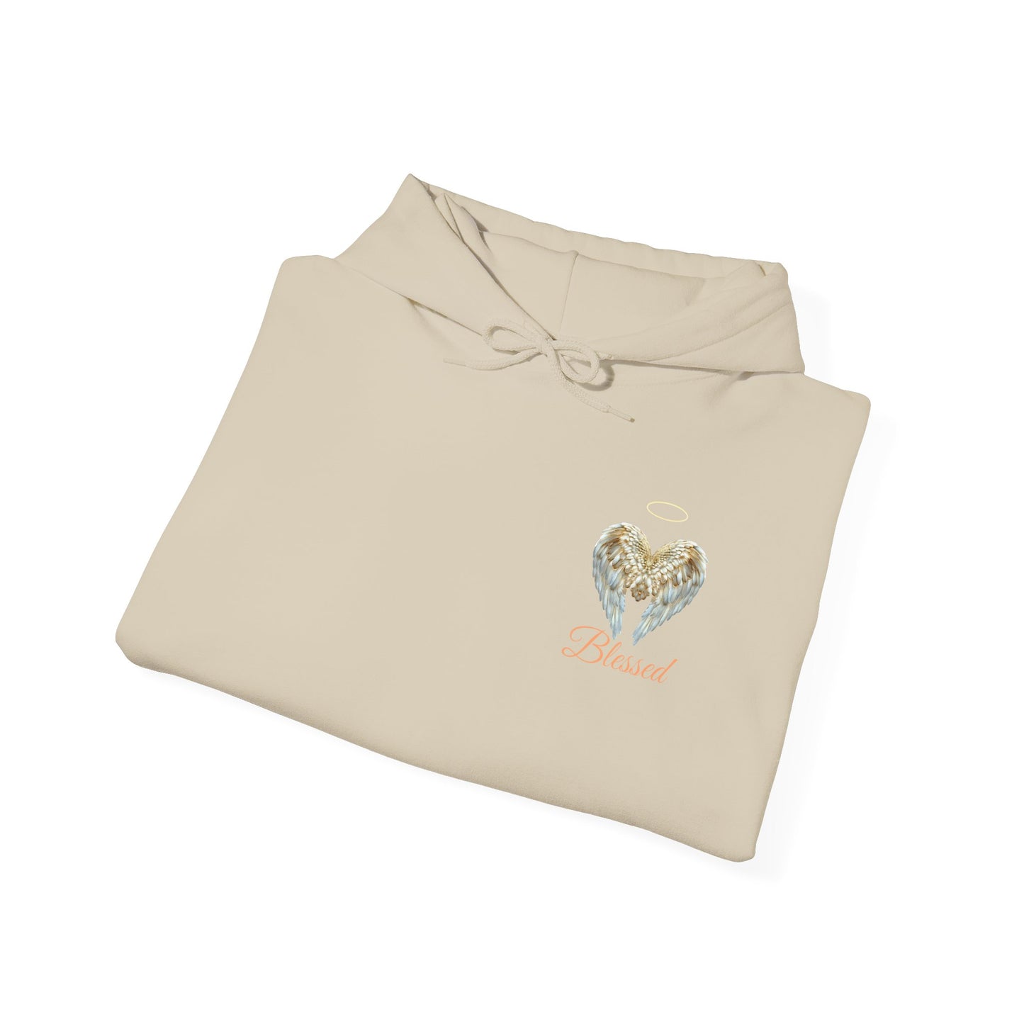 Blessed Angel Wing Hooded Sweatshirt