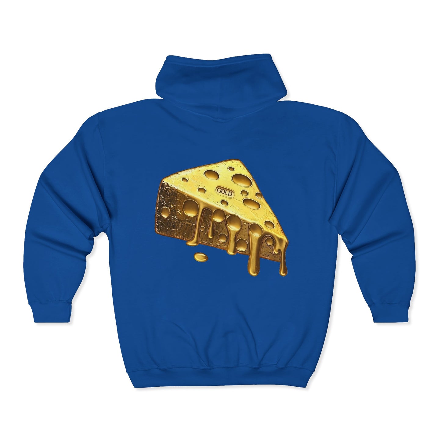 Gold Cheese Full Zipper Hoodie
