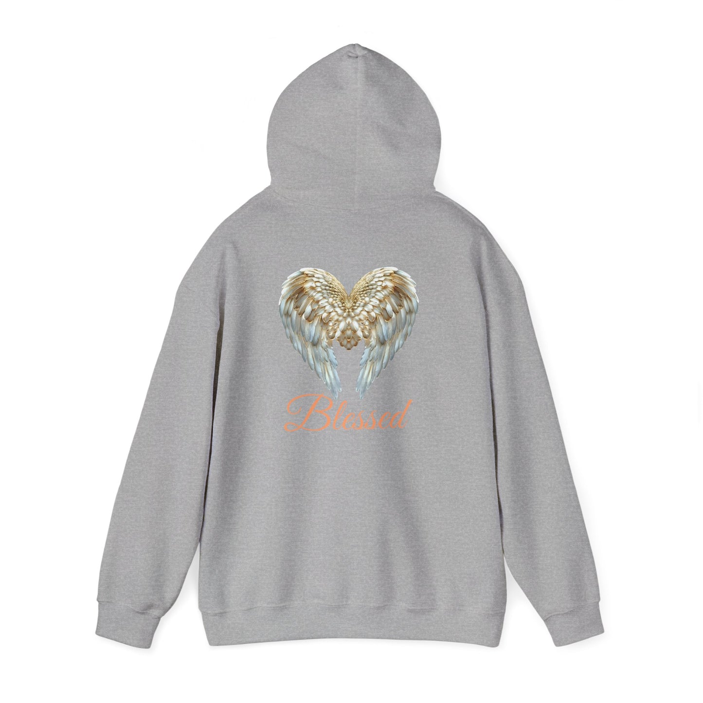 Blessed Angel Wing Hooded Sweatshirt