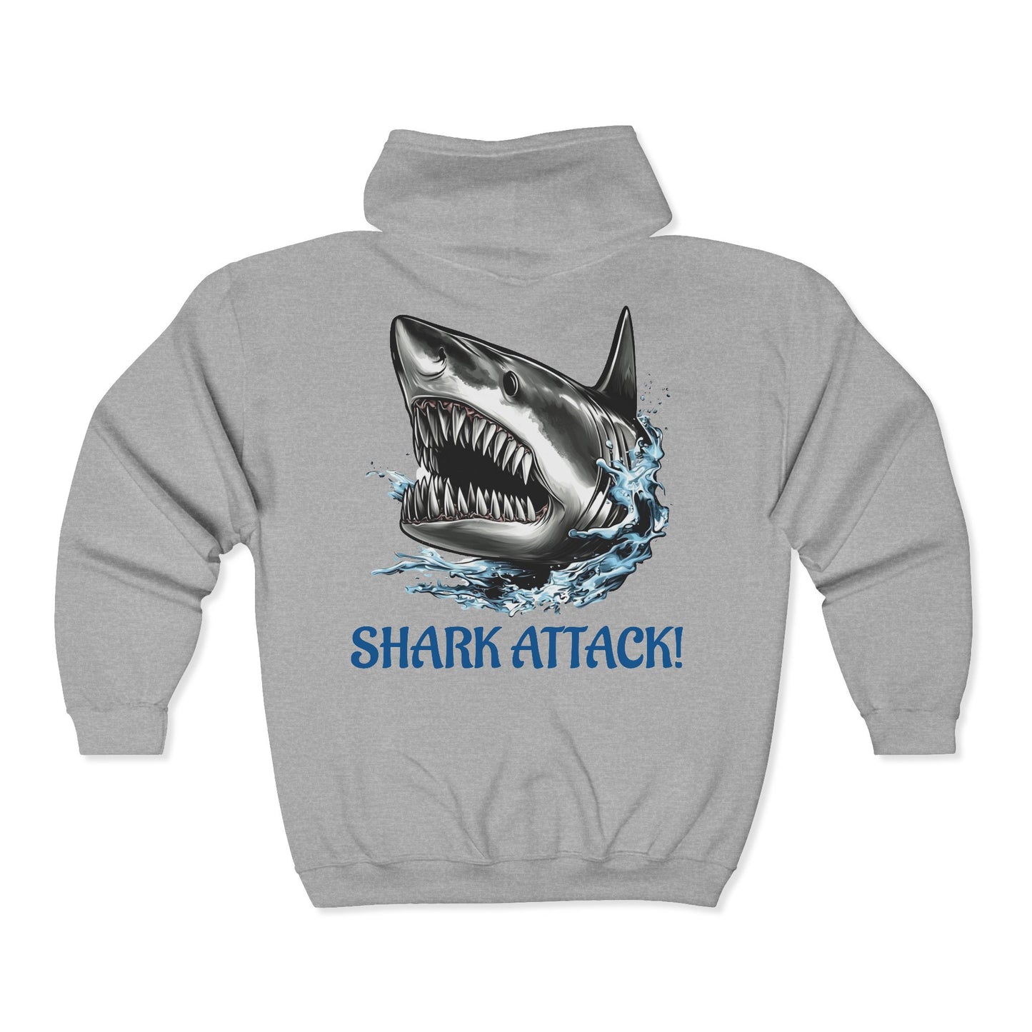 Shark Attack Full Zipper Hoodie