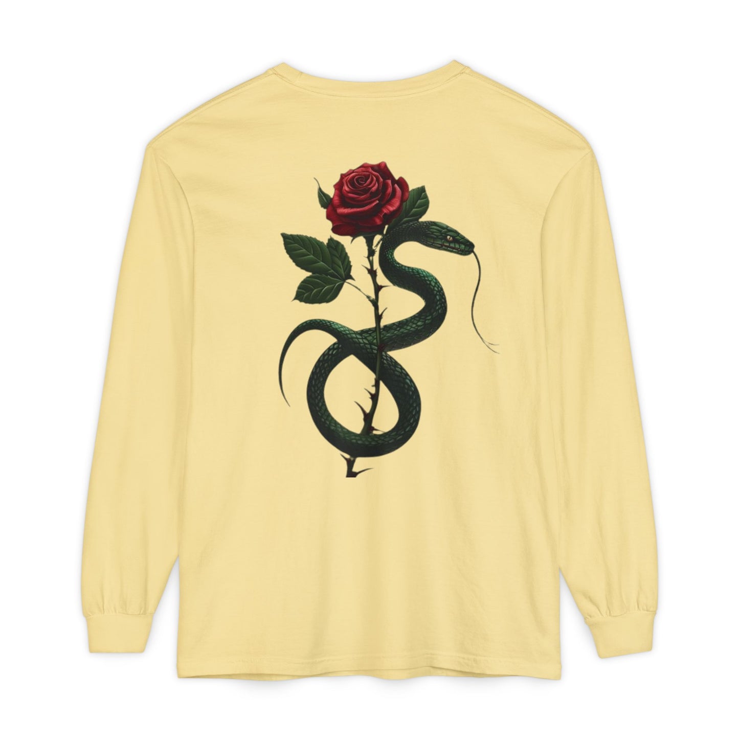 Snake Rose Long Sleeve T-Shirt