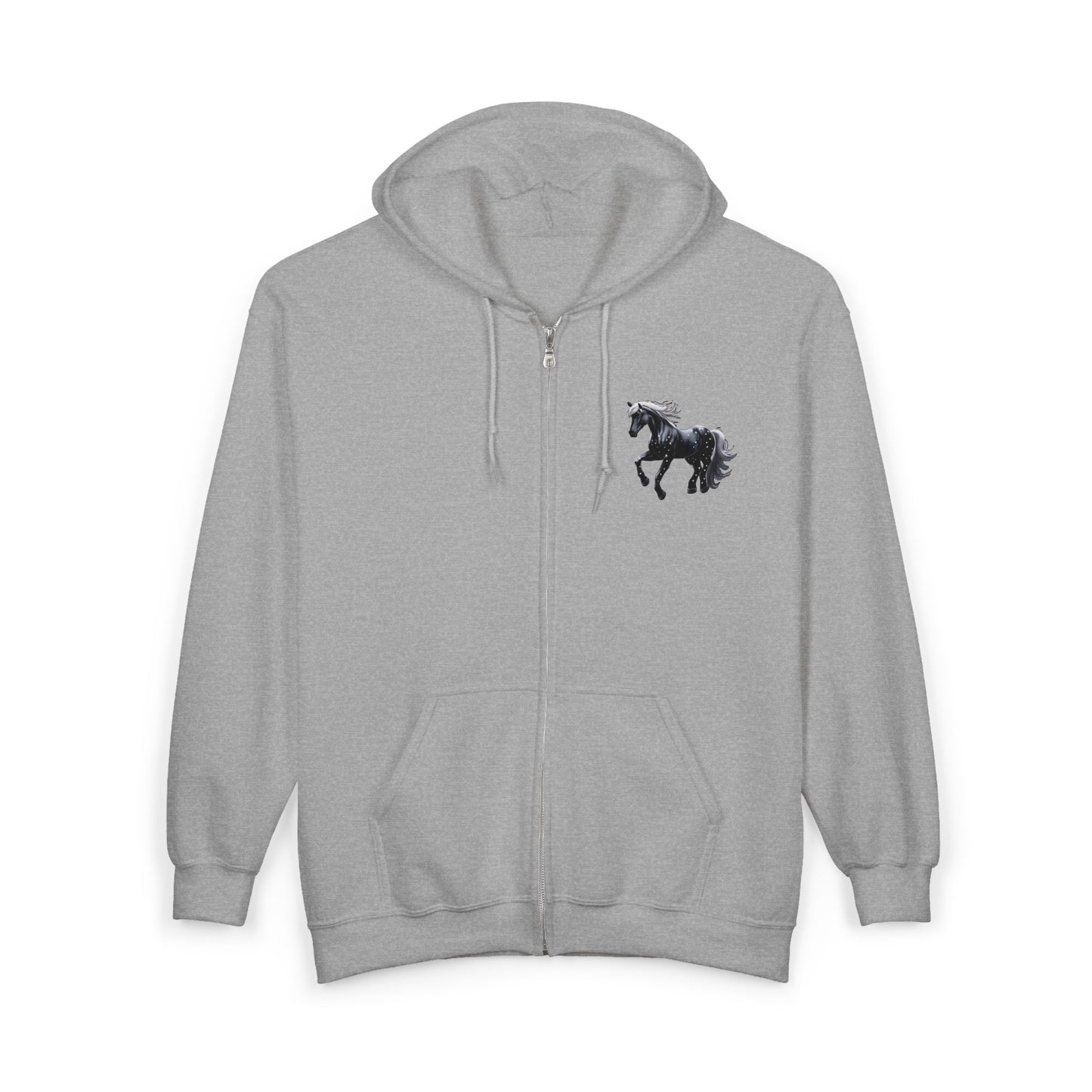 Stars Horse Full Zipper Hoodie