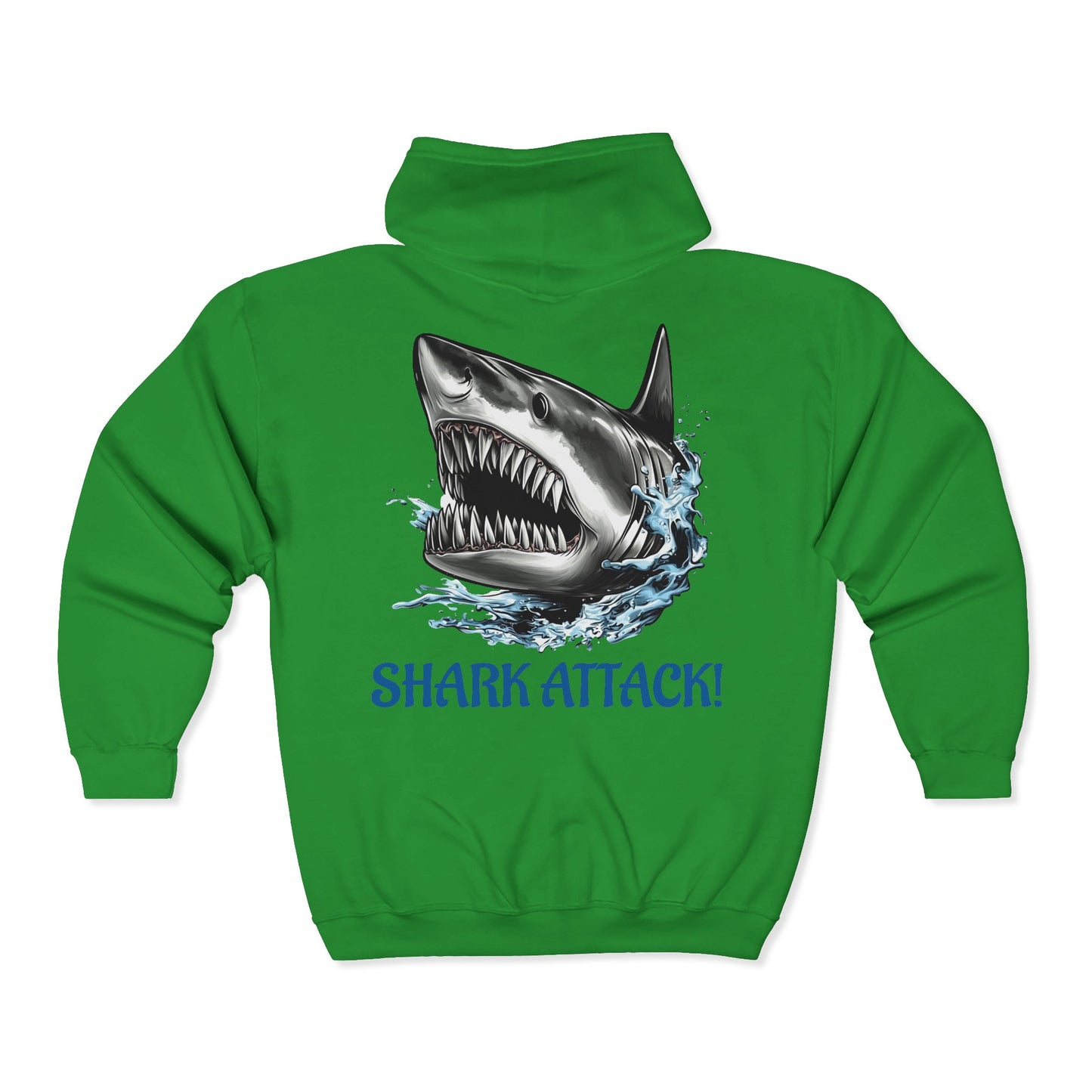 Shark Attack Full Zipper Hoodie