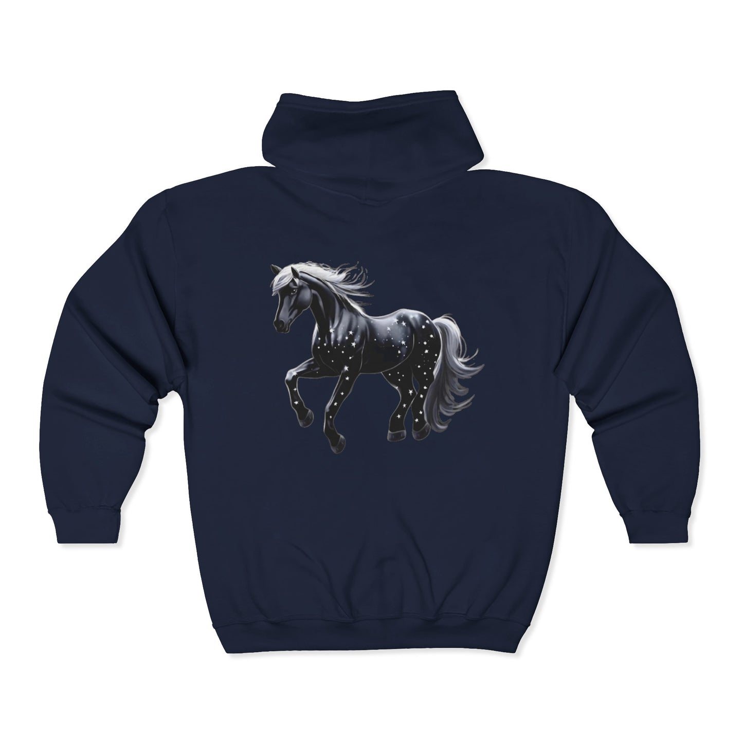 Stars Horse Full Zipper Hoodie