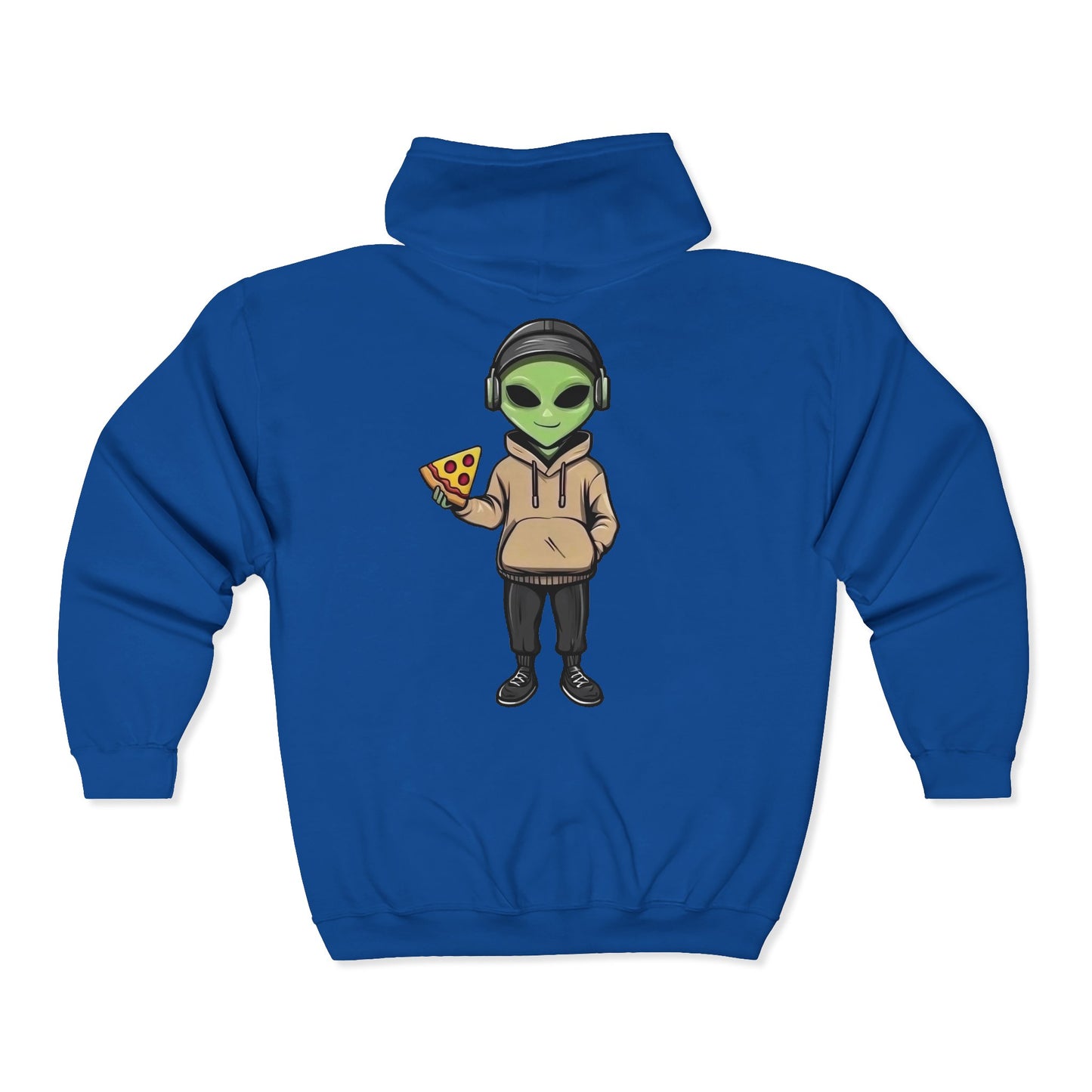 Chill Alien Full Zipper Hoodie