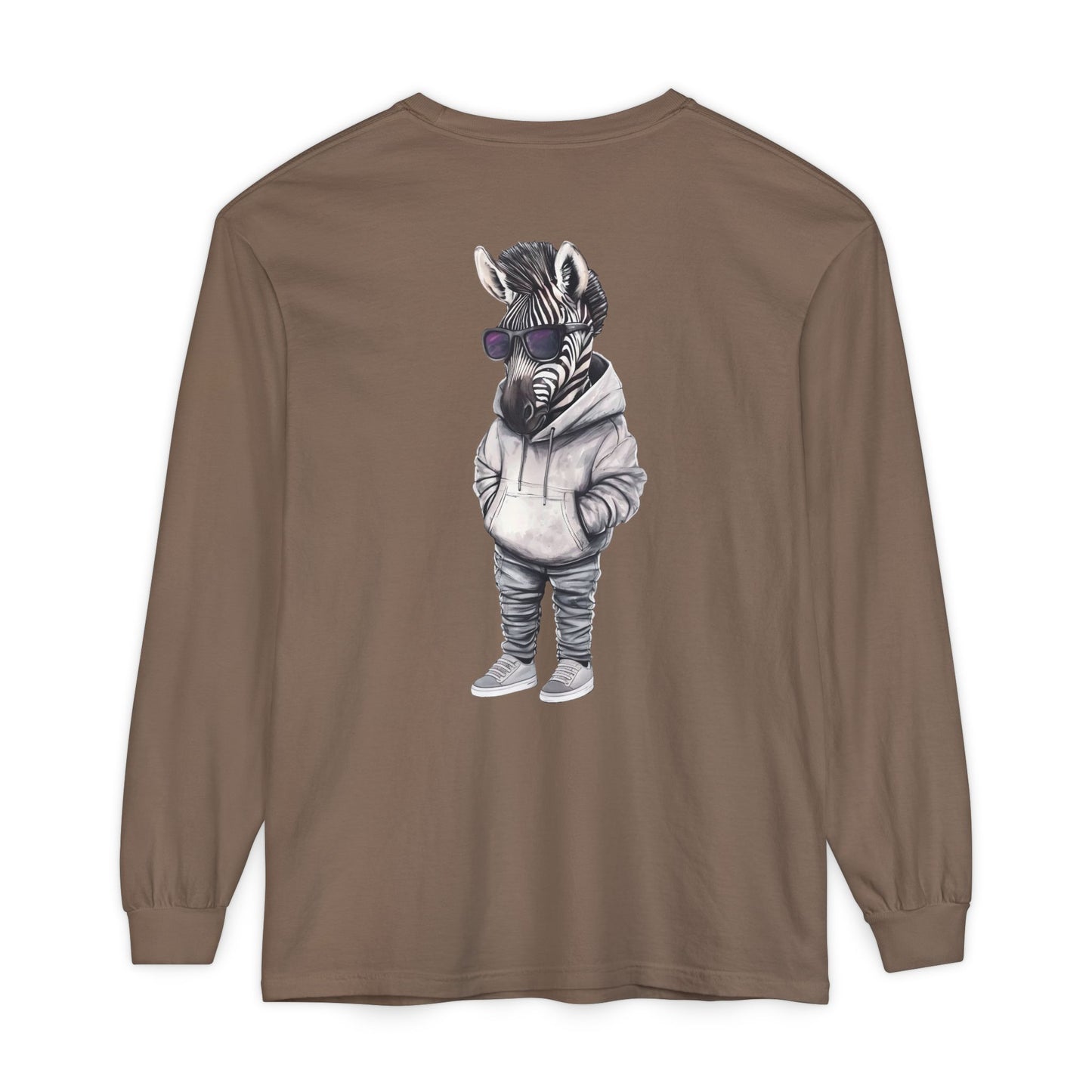 Chill Zebra Long Sleeve Tee