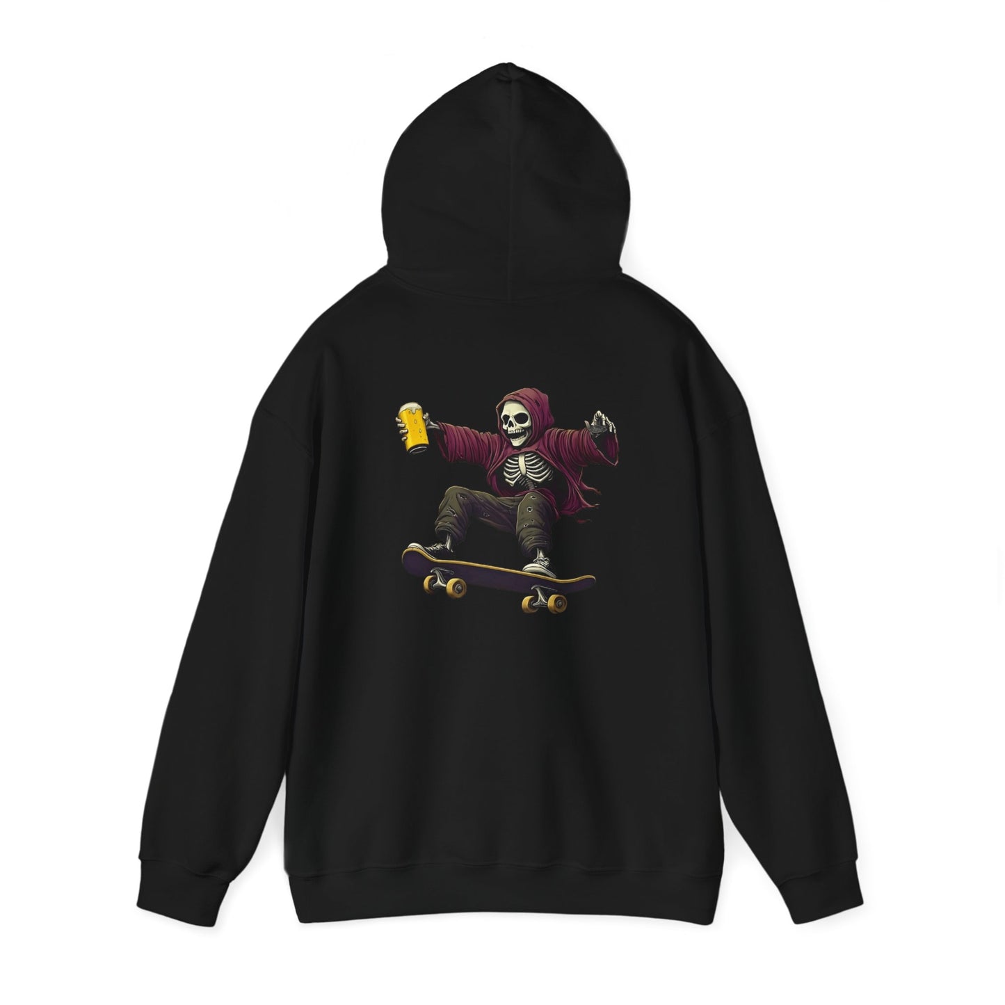 Skateboard Skeleton Hooded Sweatshirt