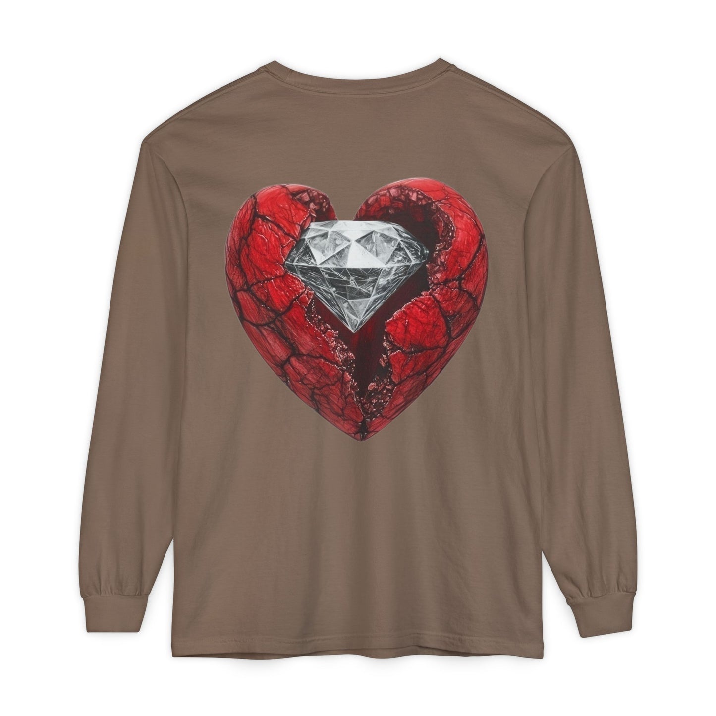Diamond Heart Long Sleeve Tee