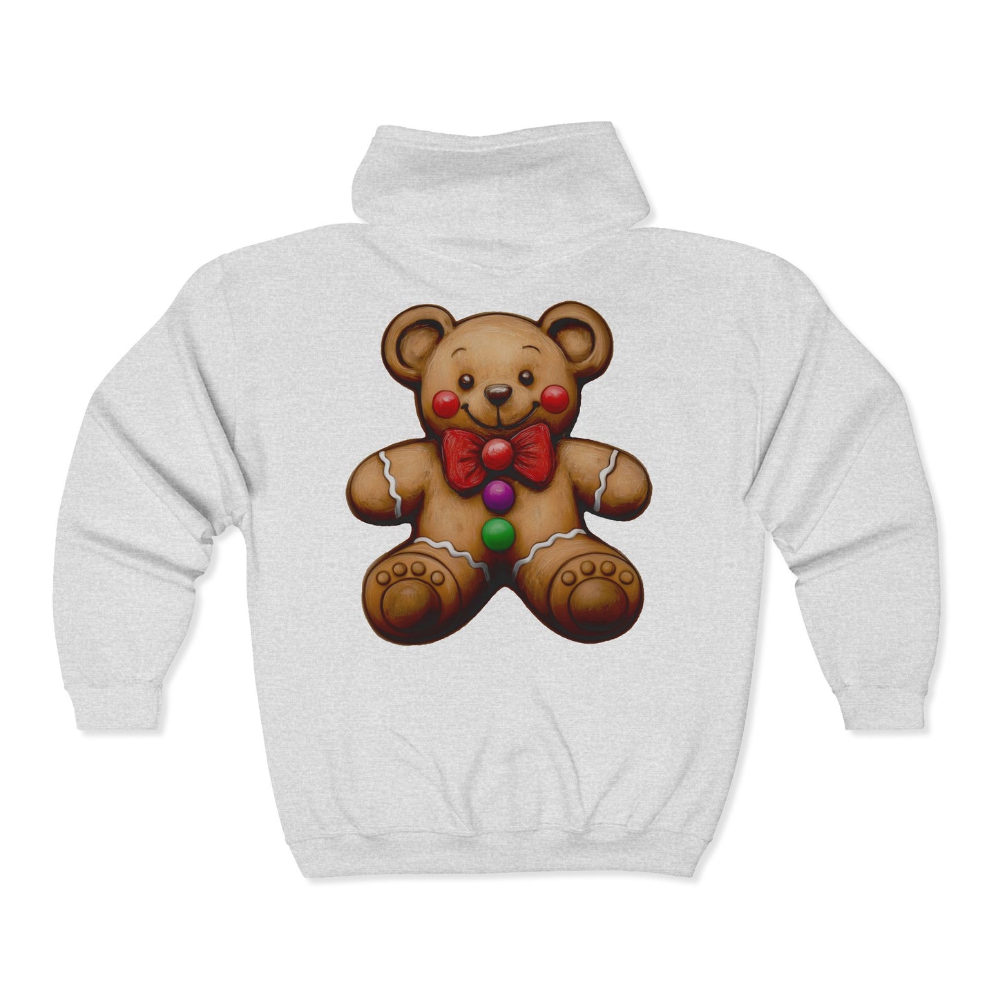 Cookie Bear Full Zipper Hoodie