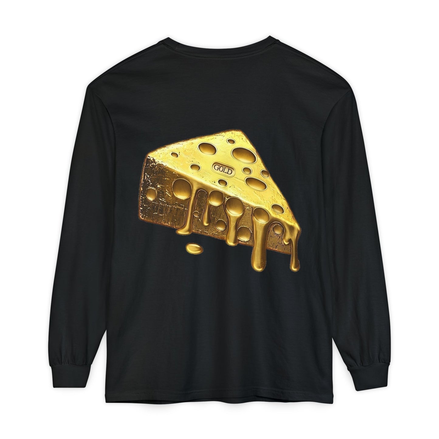 Gold Cheese Long Sleeve Tee