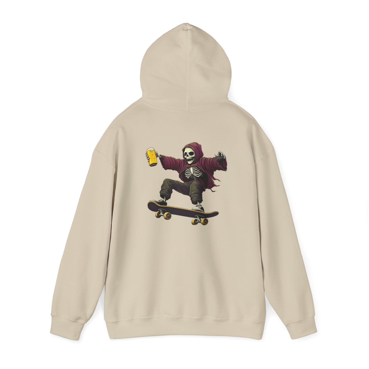 Skateboard Skeleton Hooded Sweatshirt