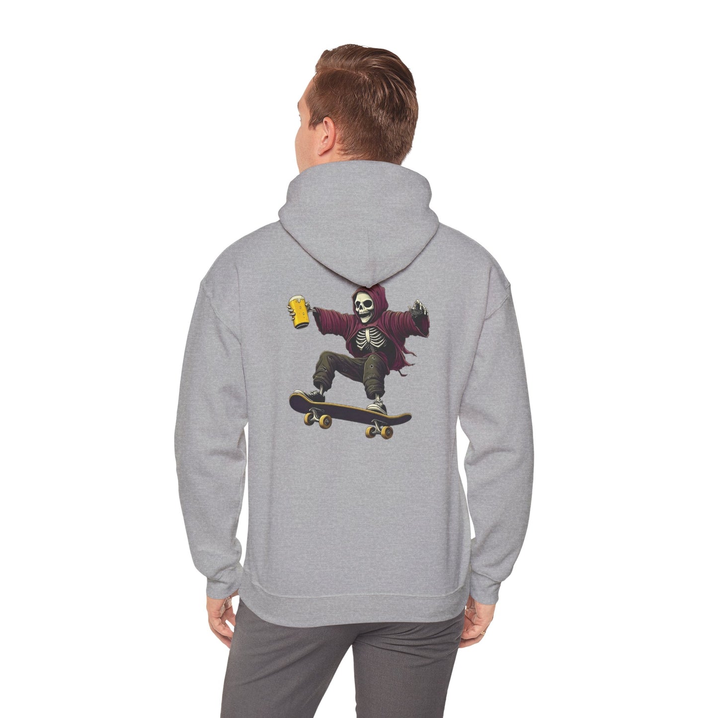 Skateboard Skeleton Hooded Sweatshirt