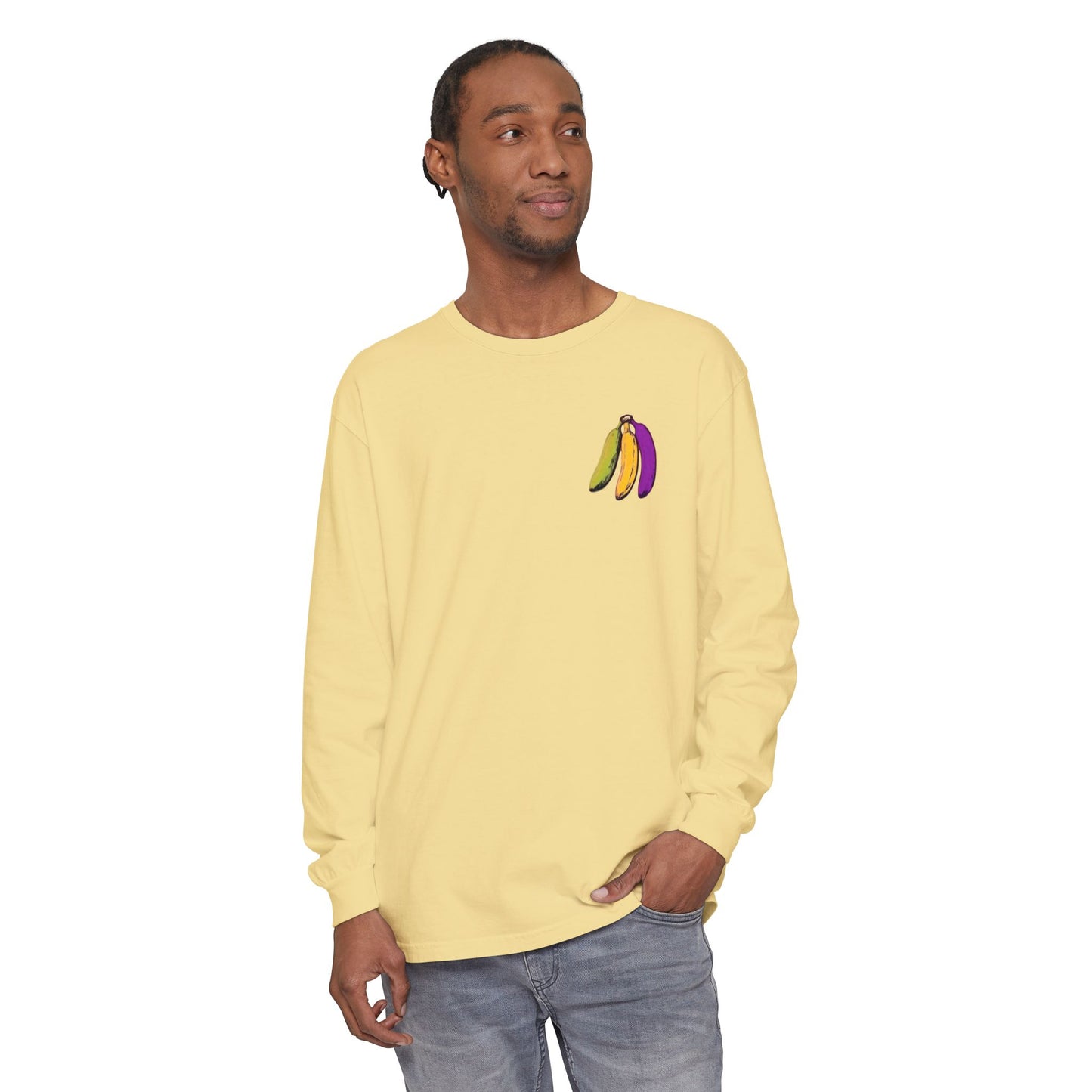 Tropical Bananas Long Sleeve T-Shirt