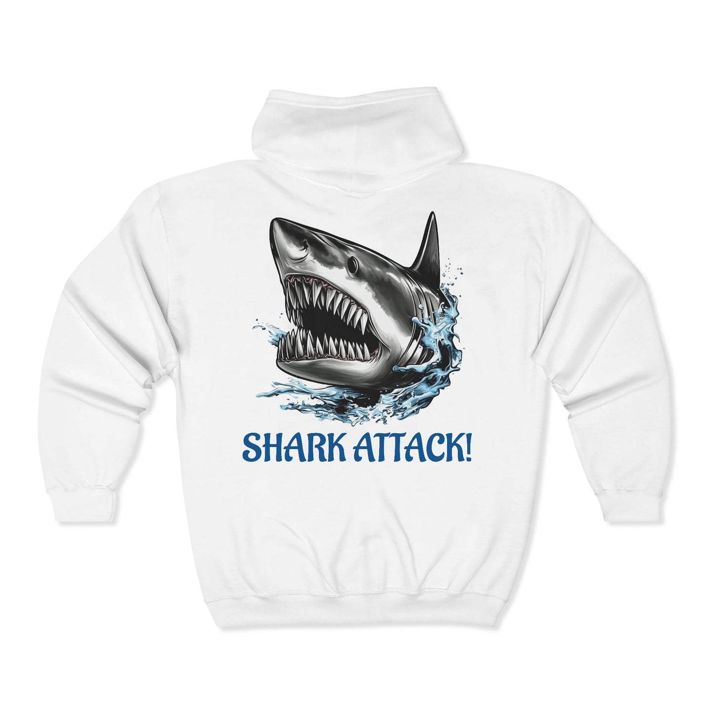 Shark Attack Full Zipper Hoodie