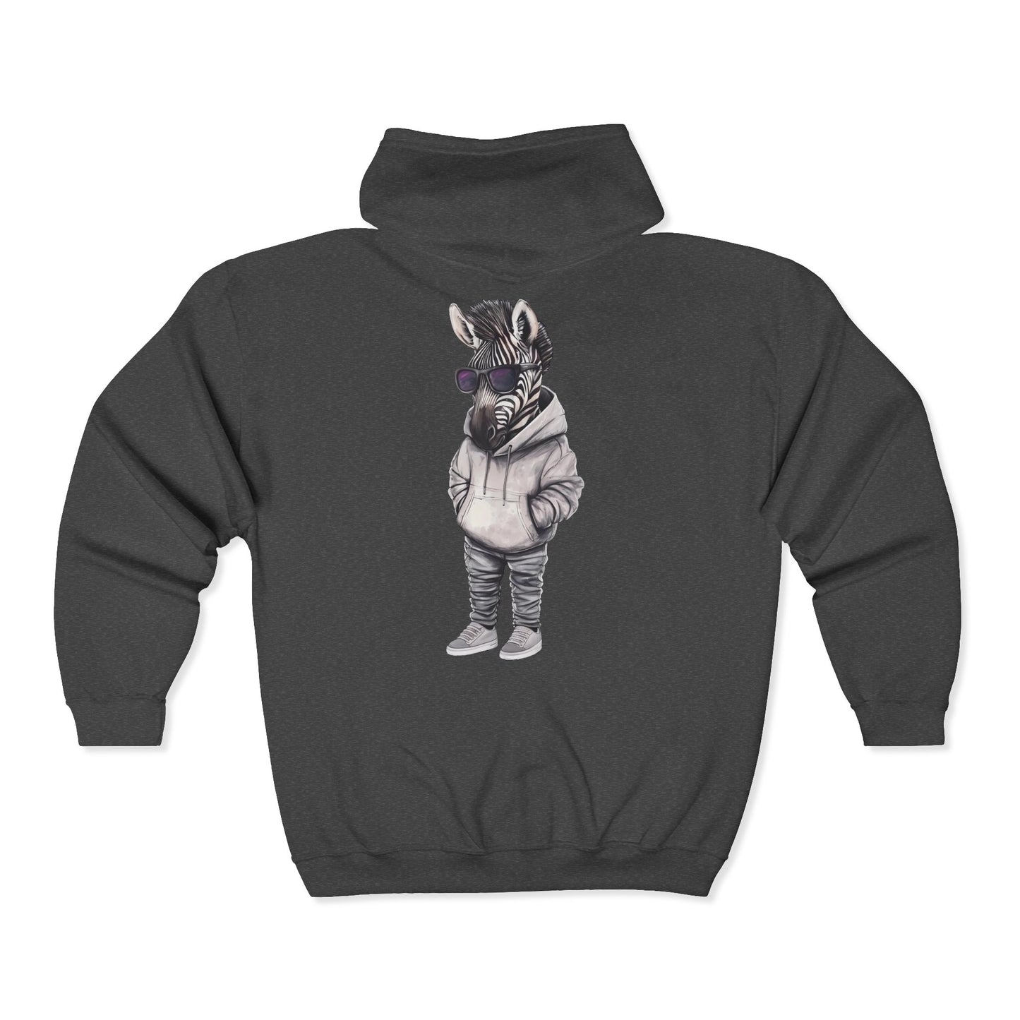 Chill Zebra Full Zipper Hoodie