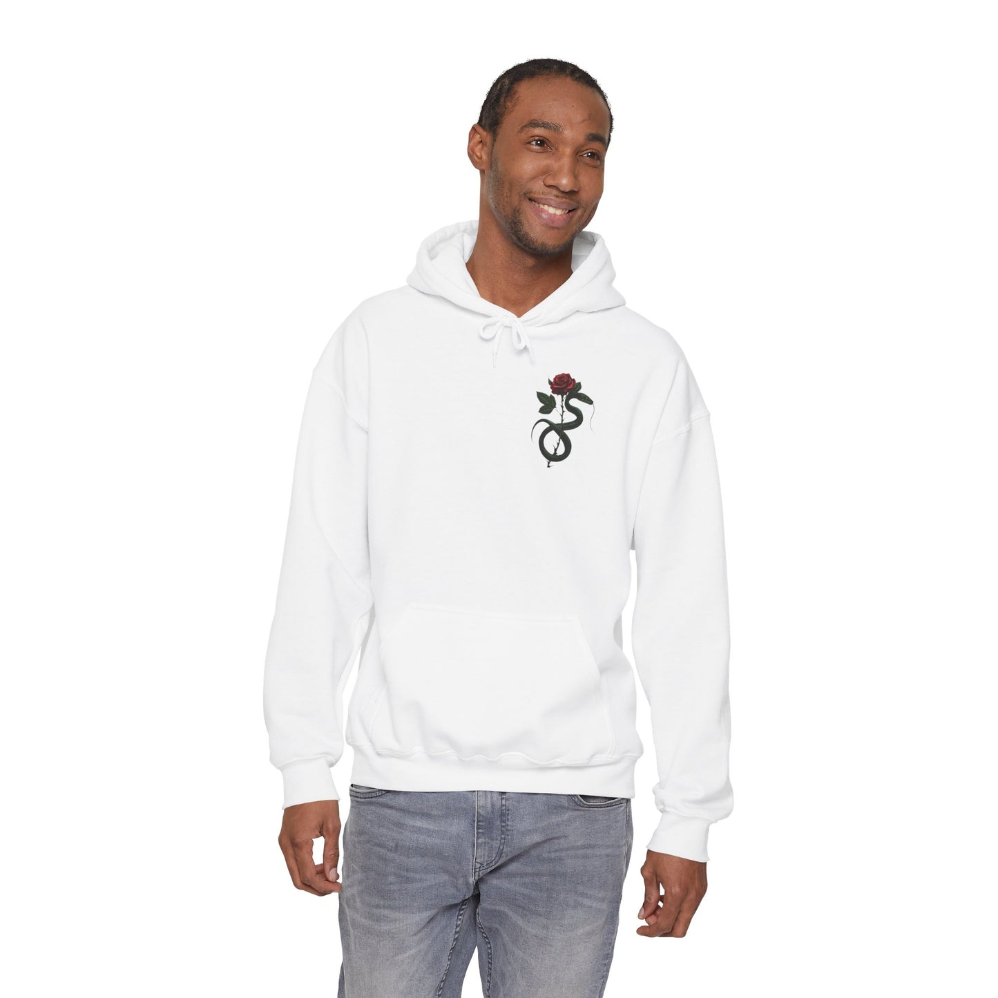 Snake Rose Hooded Sweatshirt