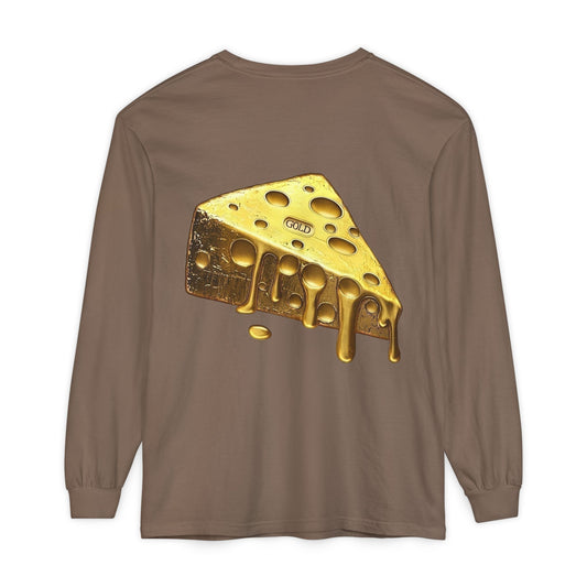 Gold Cheese Long Sleeve Tee