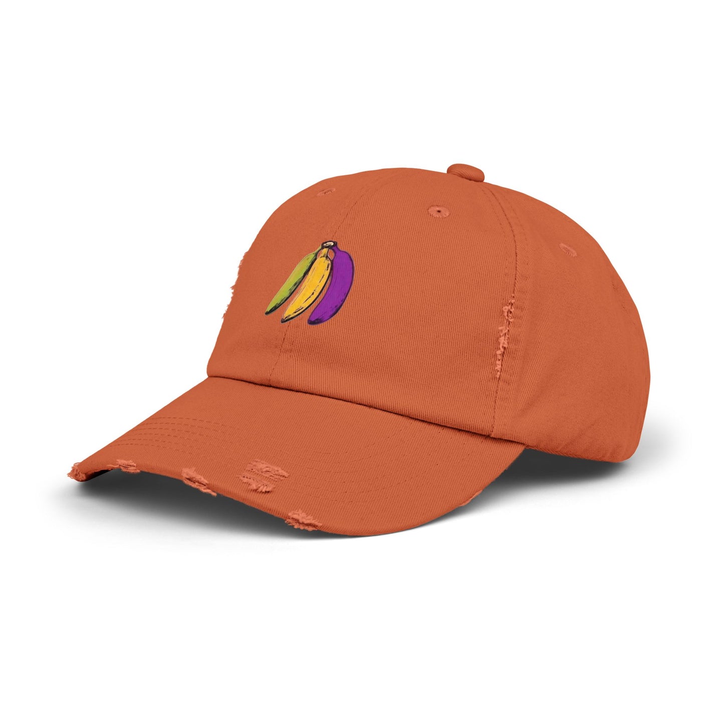 Tropical Bananas Distressed Cap