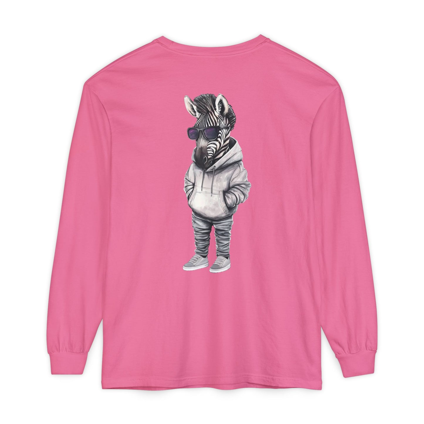 Chill Zebra Long Sleeve Tee