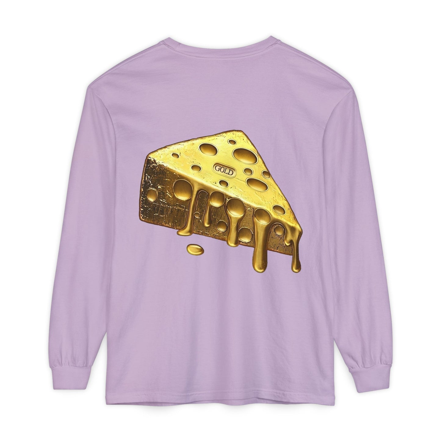 Gold Cheese Long Sleeve Tee