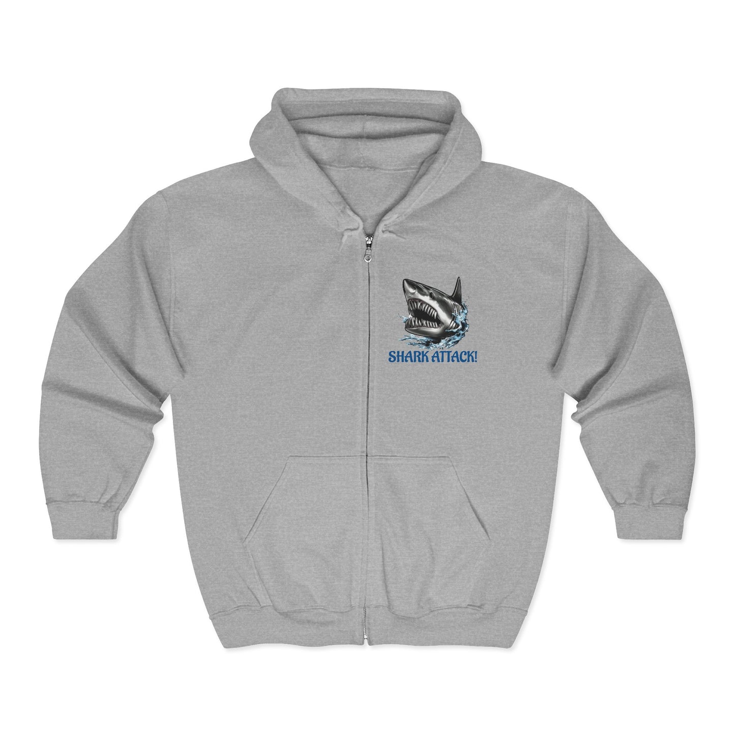 Shark Attack Full Zipper Hoodie