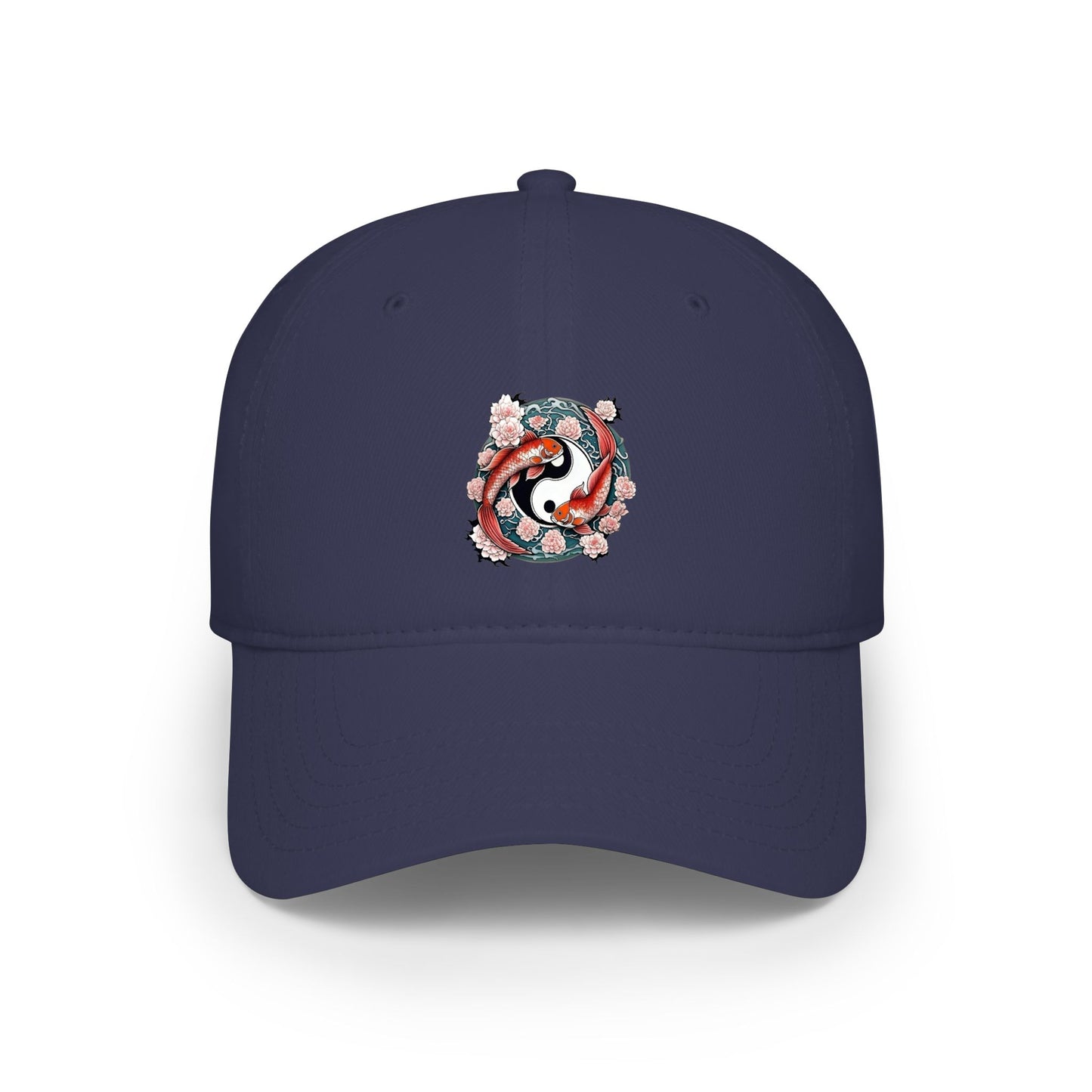 Koi Fish Yin Yang Baseball Cap