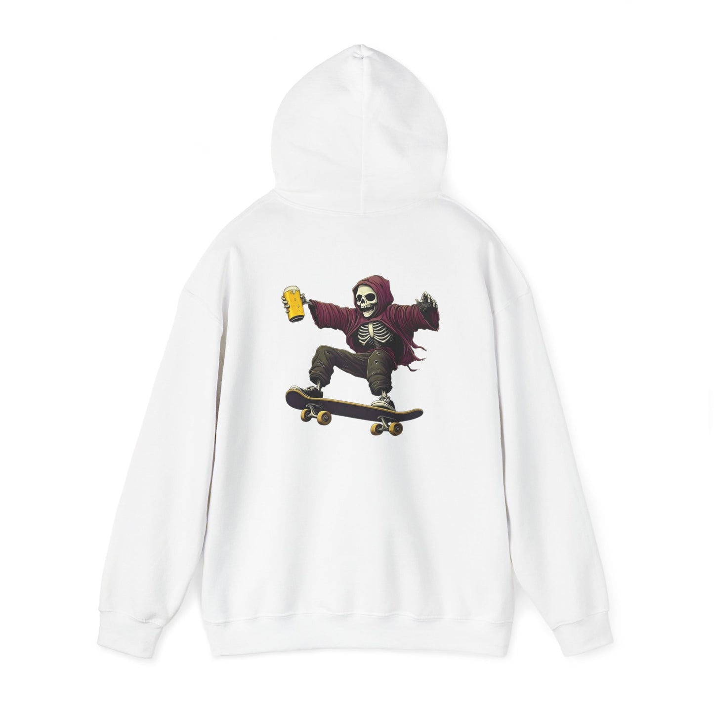 Skateboard Skeleton Hooded Sweatshirt