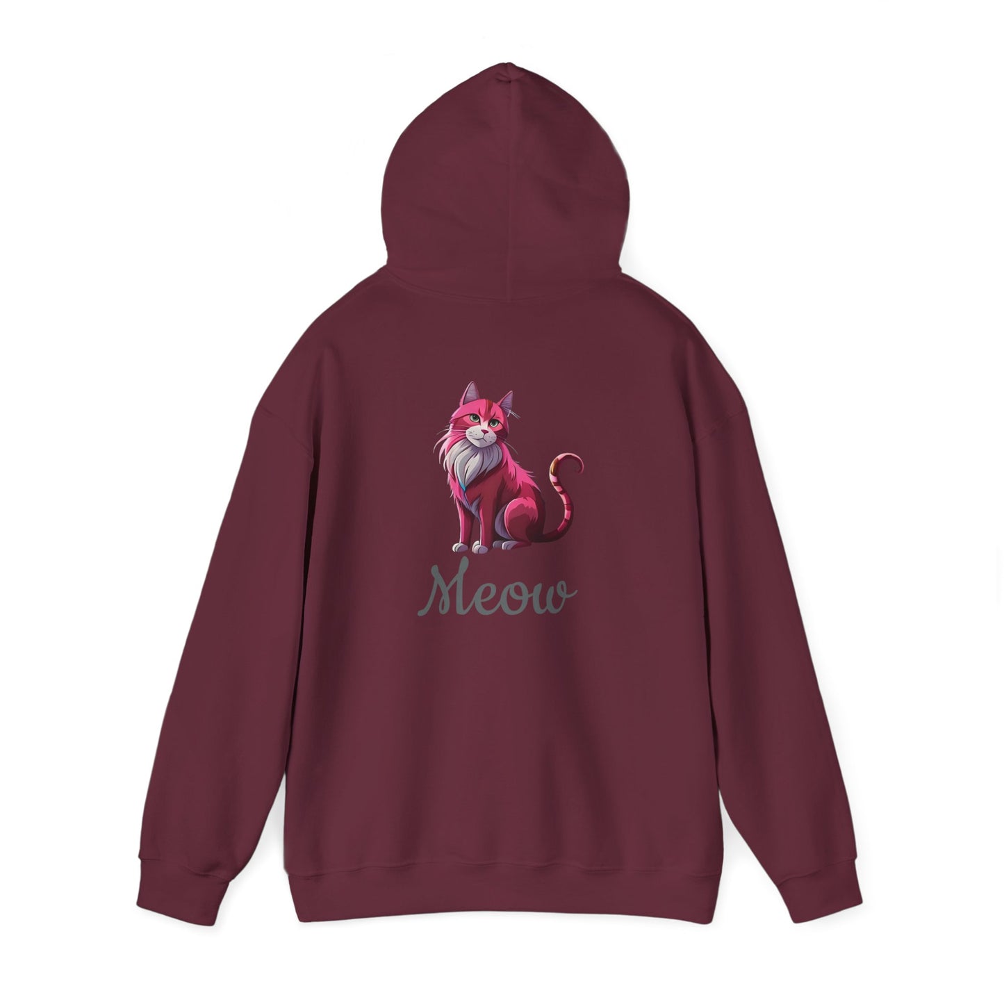 Pink Cat Hooded Sweatshirt