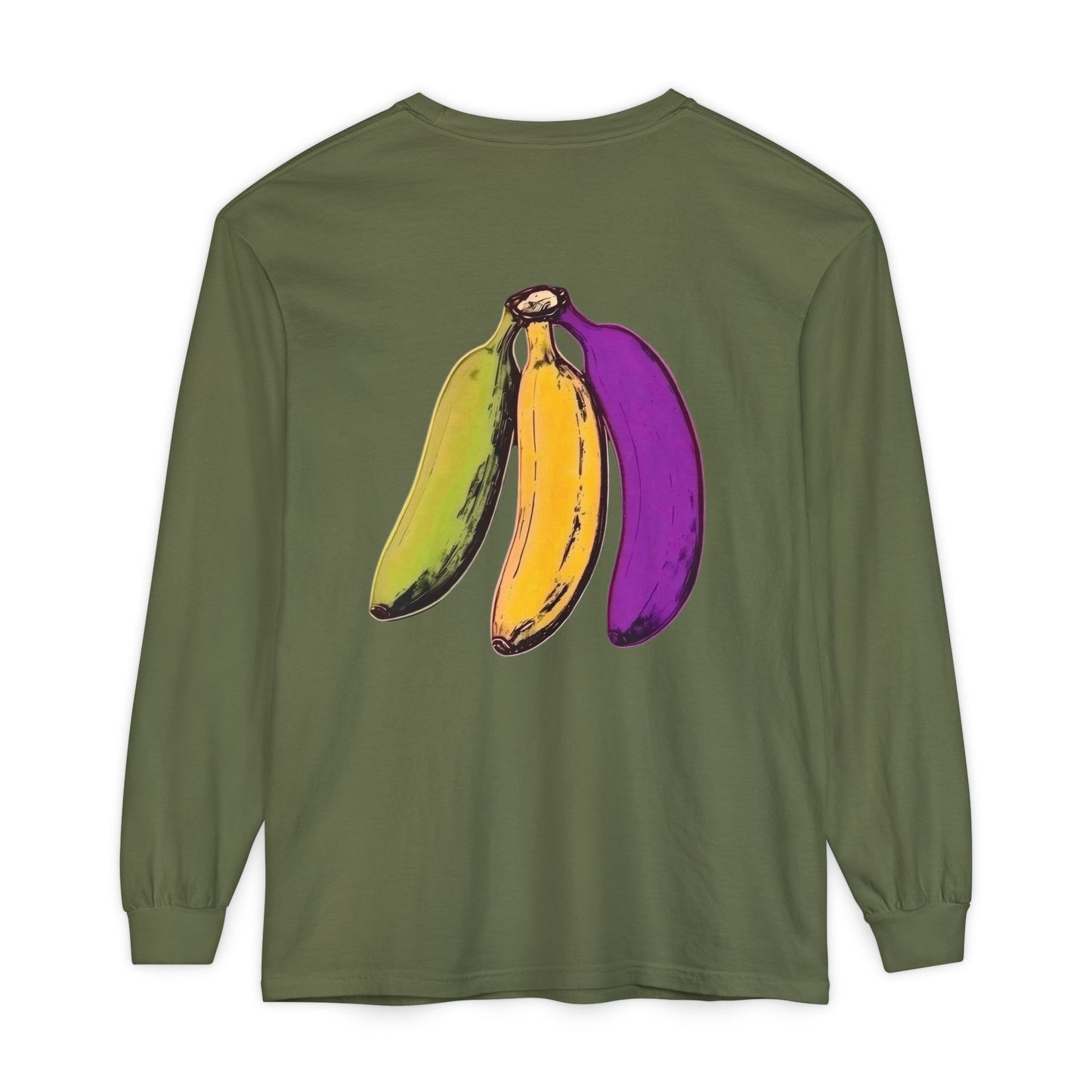 Tropical Bananas Long Sleeve T-Shirt