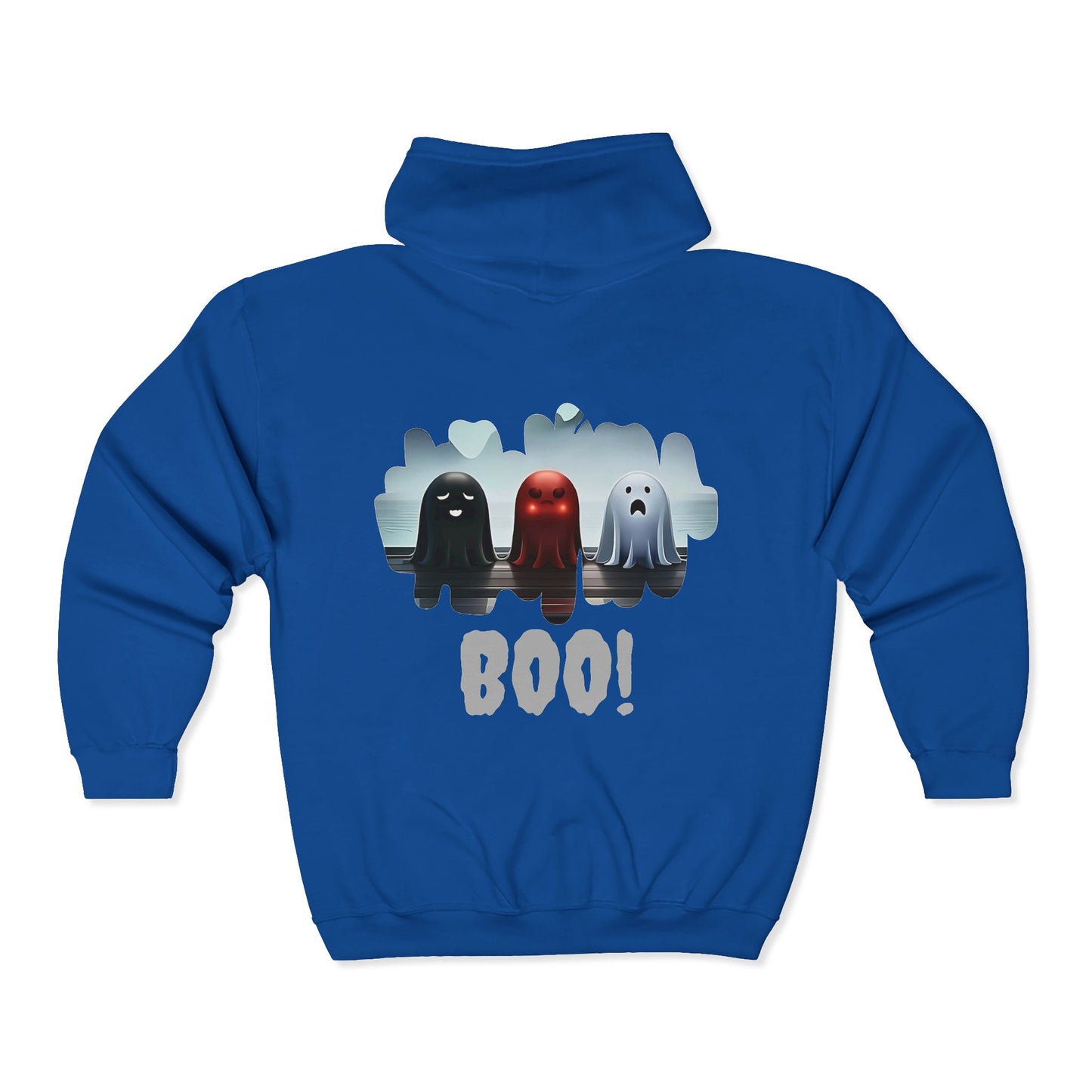 Ghost BOO! Full Zipper Hoodie