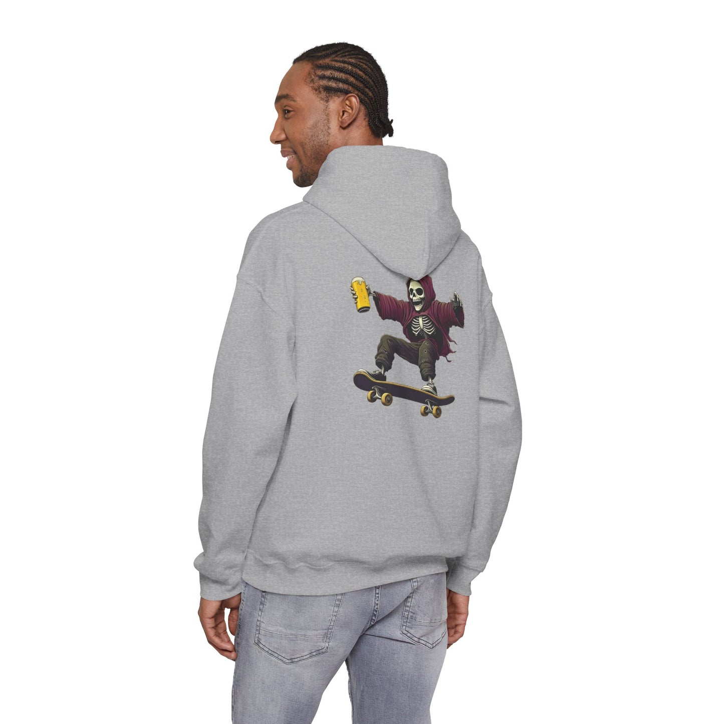 Skateboard Skeleton Hooded Sweatshirt