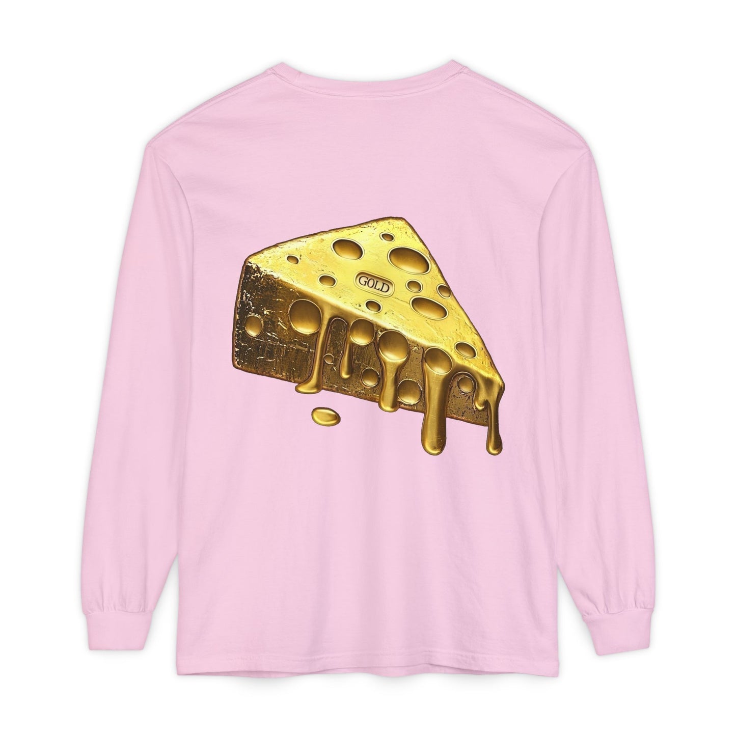 Gold Cheese Long Sleeve Tee