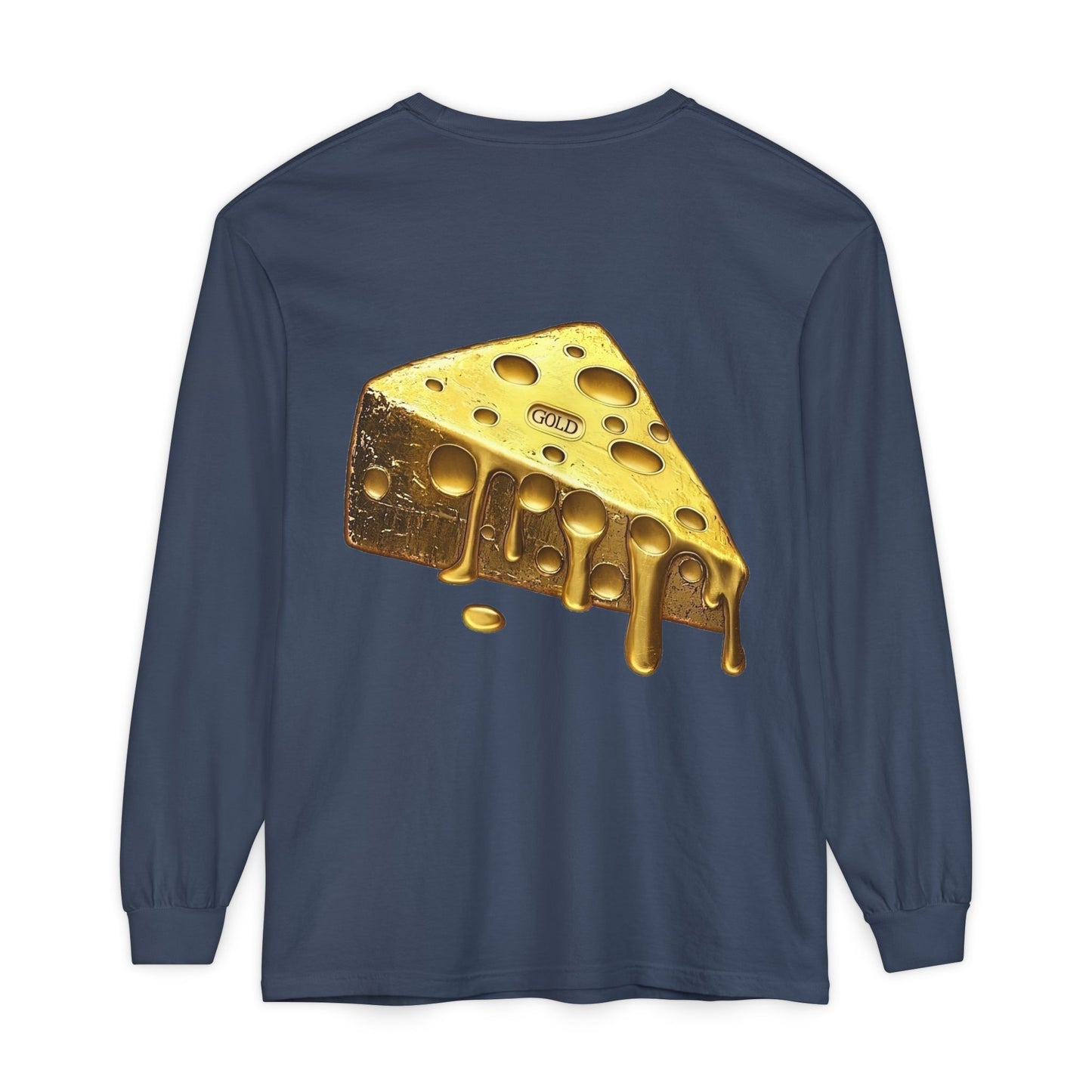 Gold Cheese Long Sleeve Tee