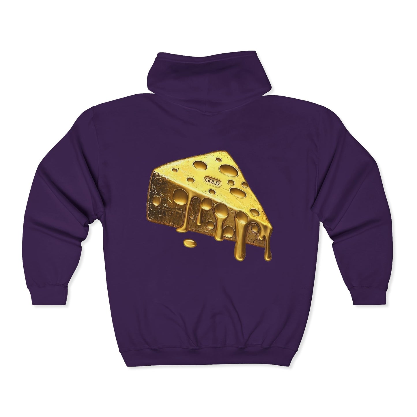 Gold Cheese Full Zipper Hoodie